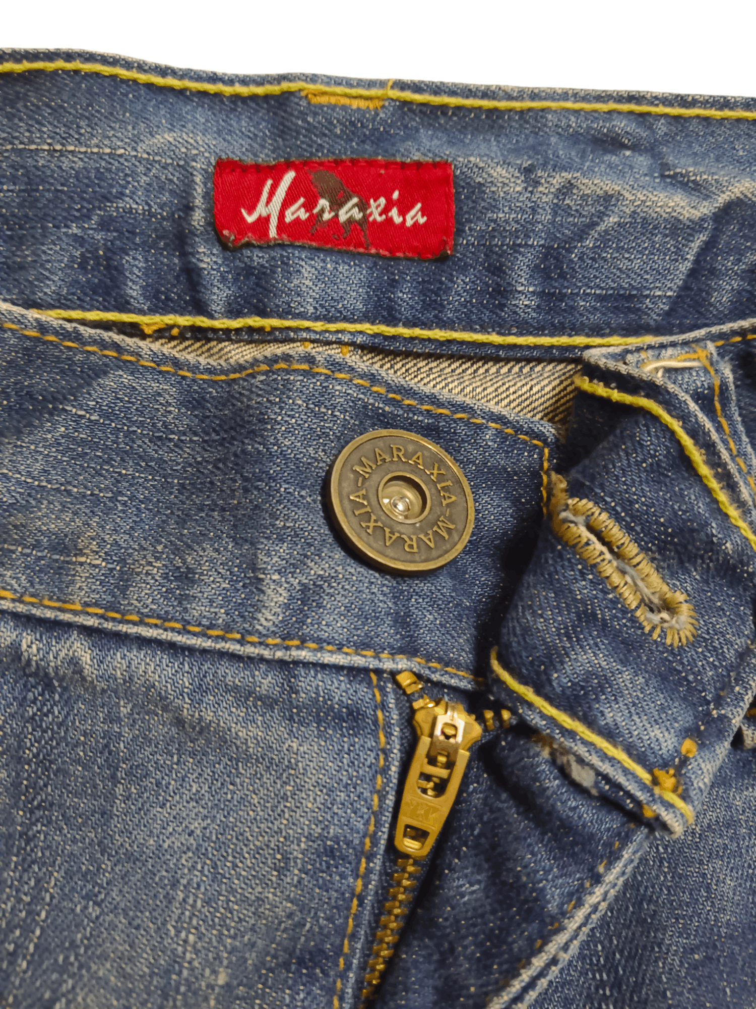 Japanese Brand 💥MARAXIA💥 Mudmax Super Flare Denim Size US 32 / EU 48 - 12 Thumbnail