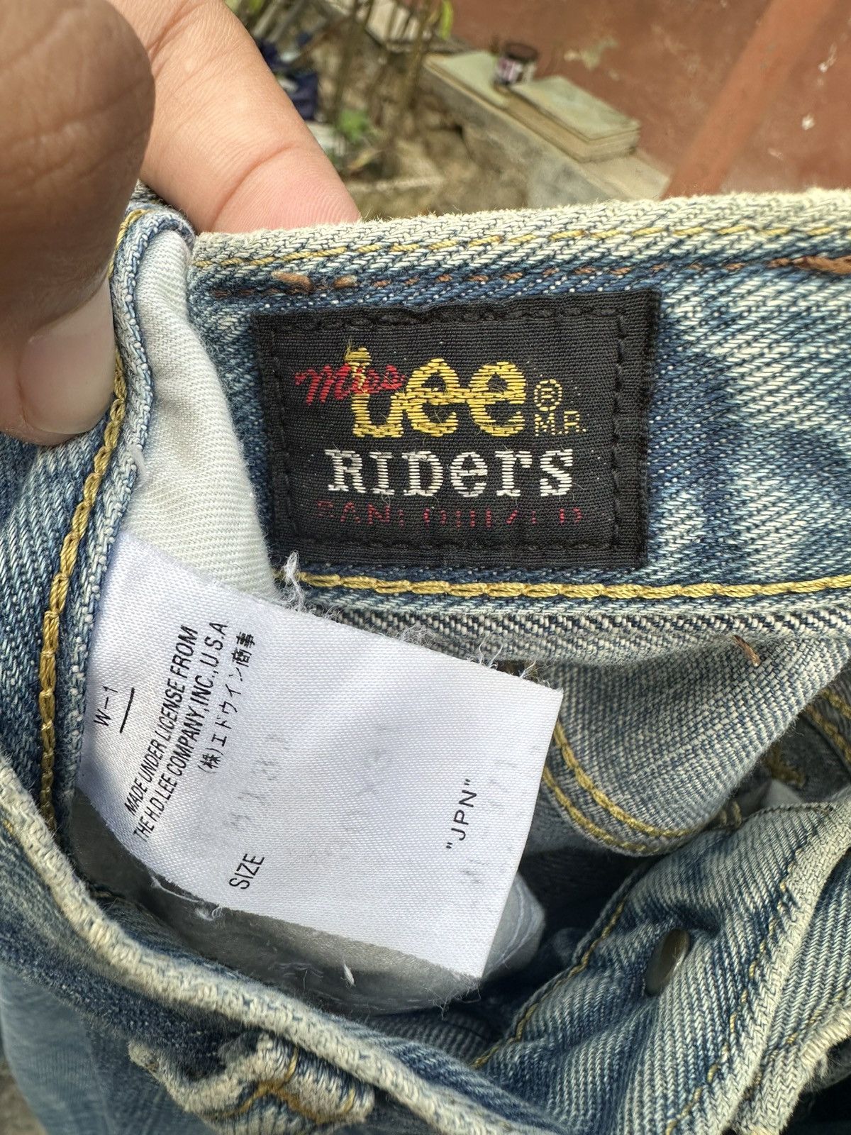 Lee 👹Vintage Mr.Lee Riders Straight Cut Jeans Size US 27 - 9 Thumbnail