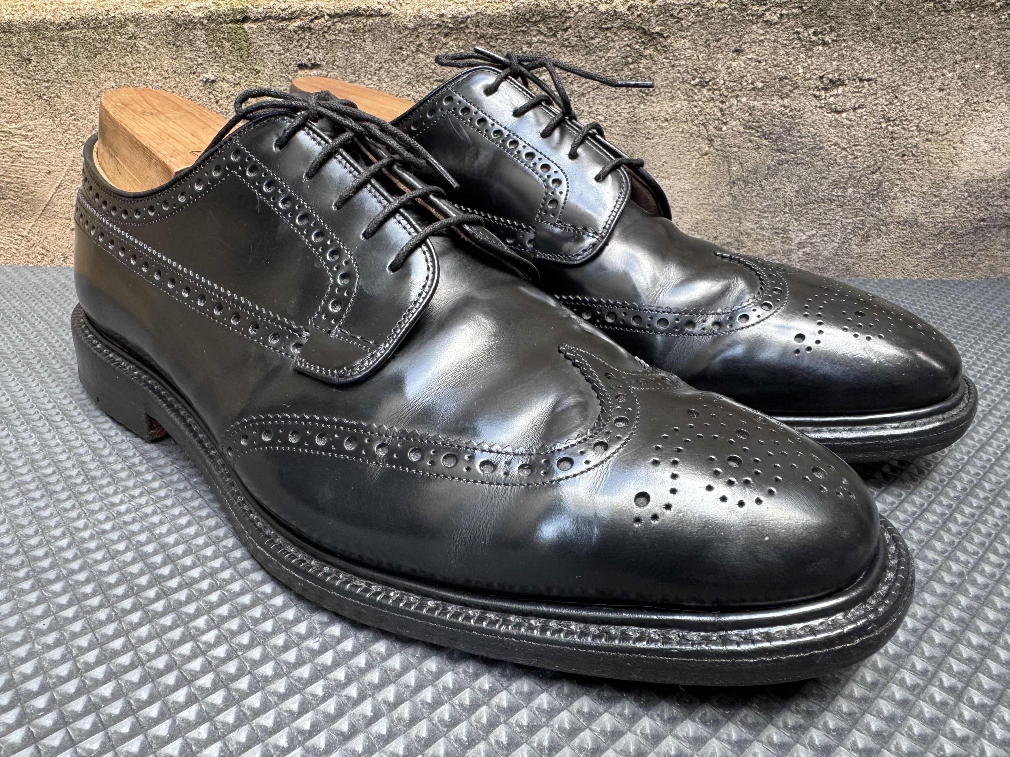Church's Church's Mens Shoes Black Custom Grade Grafton Brouges Size US 9.5 / EU 42-43 - 5 Thumbnail