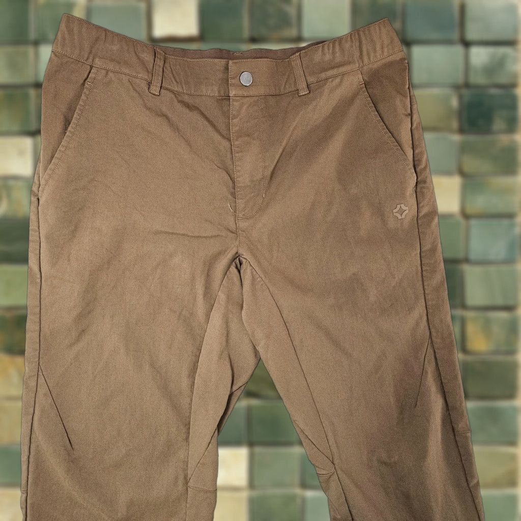 Vintage Roam Everywhere Pants Mens XL Brown Khaki Stretch Travel Chino Elastic Waist Size US 36 / EU 52 - 1 Thumbnail