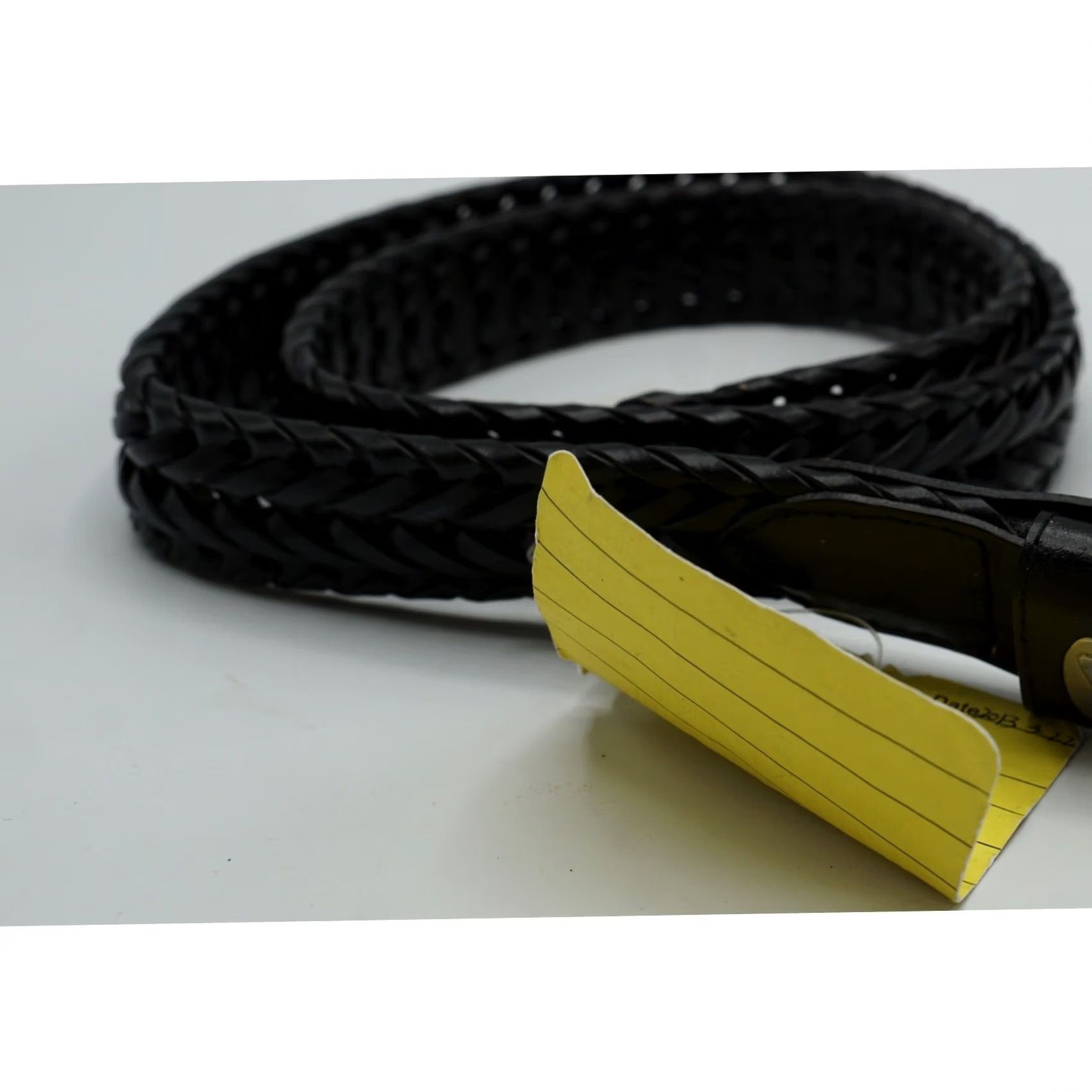 Nike VINTAGE Nike Golf Women's Swoosh Oval Braided Belt Black 1-1/8" width 42" overall Womens Size ONE SIZE - 2 Thumbnail