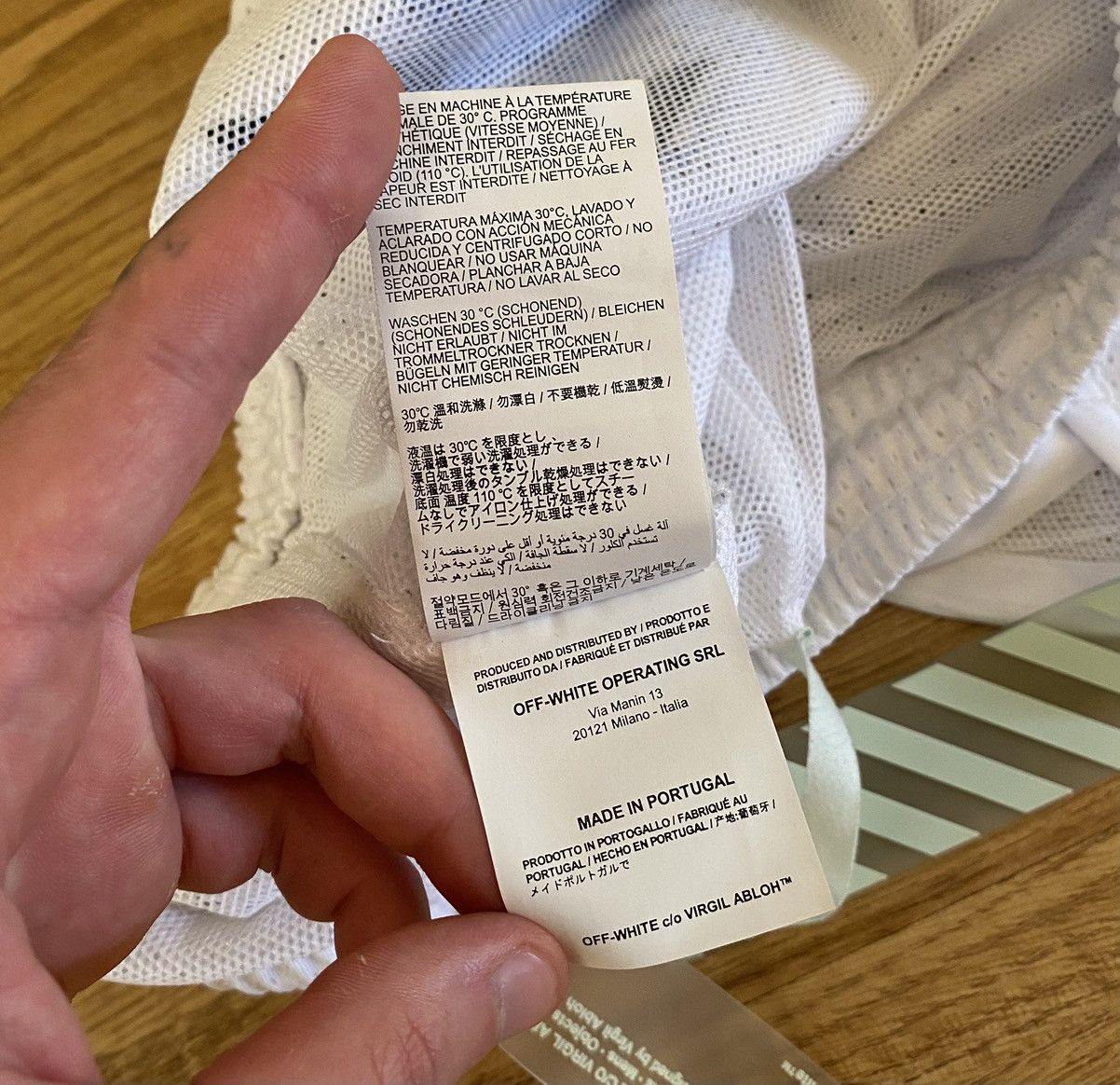 Off-White Off White Virgil Abloh Big Logo Shorts x Streetwear Size US 32 / EU 48 - 10 Thumbnail