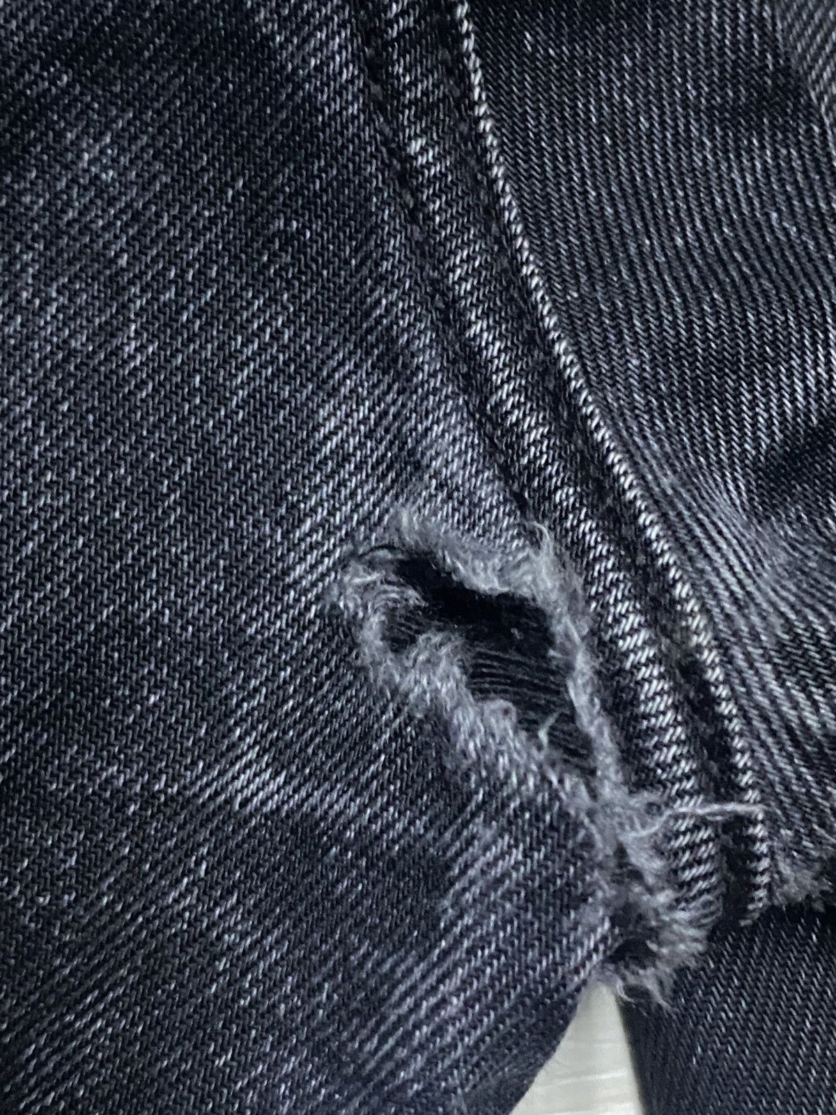 Club Sorayama × Uniqlo Vintage Uniqlo :C Distressed Repair Slim Jeans Size US 37 - 11 Thumbnail