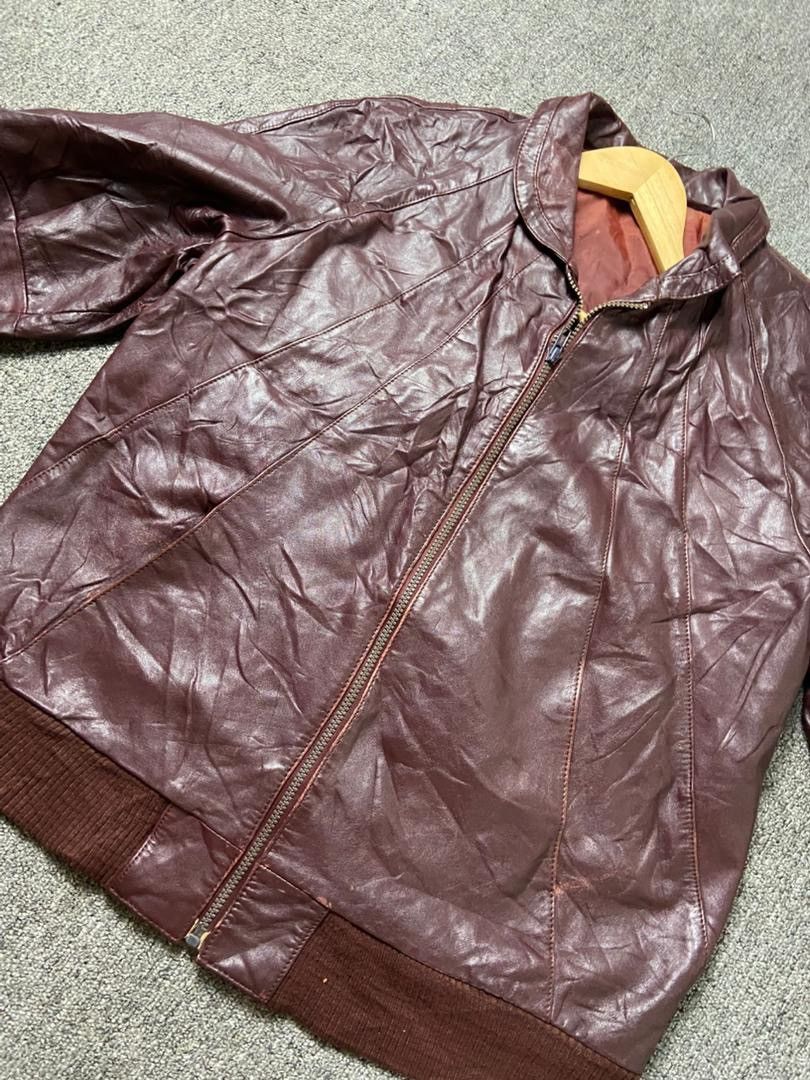 Japanese Brand ECHTES LEDER Bomber Style Leather Jacket (197) Size US XS / EU 42 / 0 - 5 Thumbnail