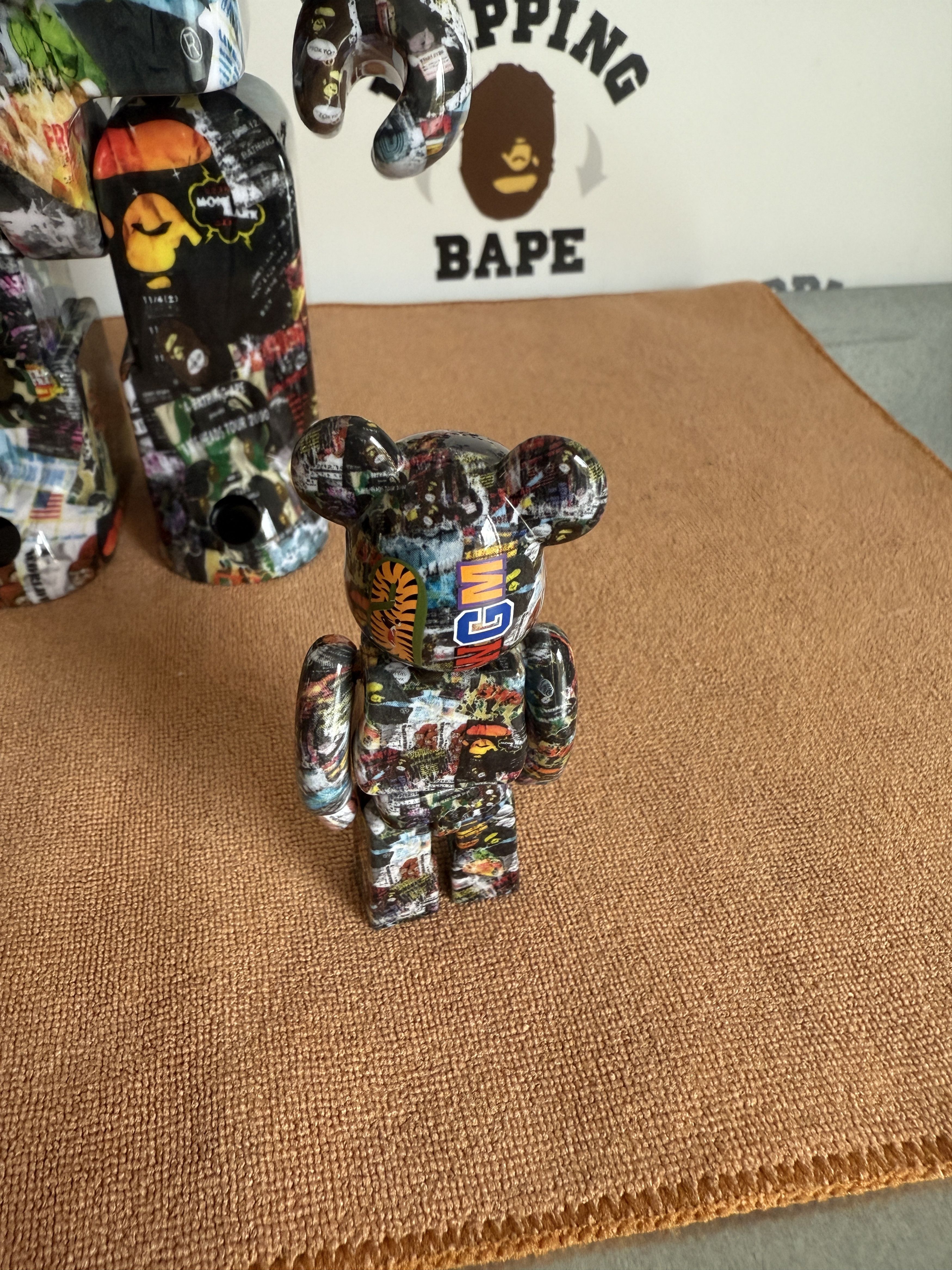 Bape BAPE X MEDICOM LEGACY CAMO SHARK BE@RBRICK 100%&400% Size ONE SIZE - 12 Thumbnail