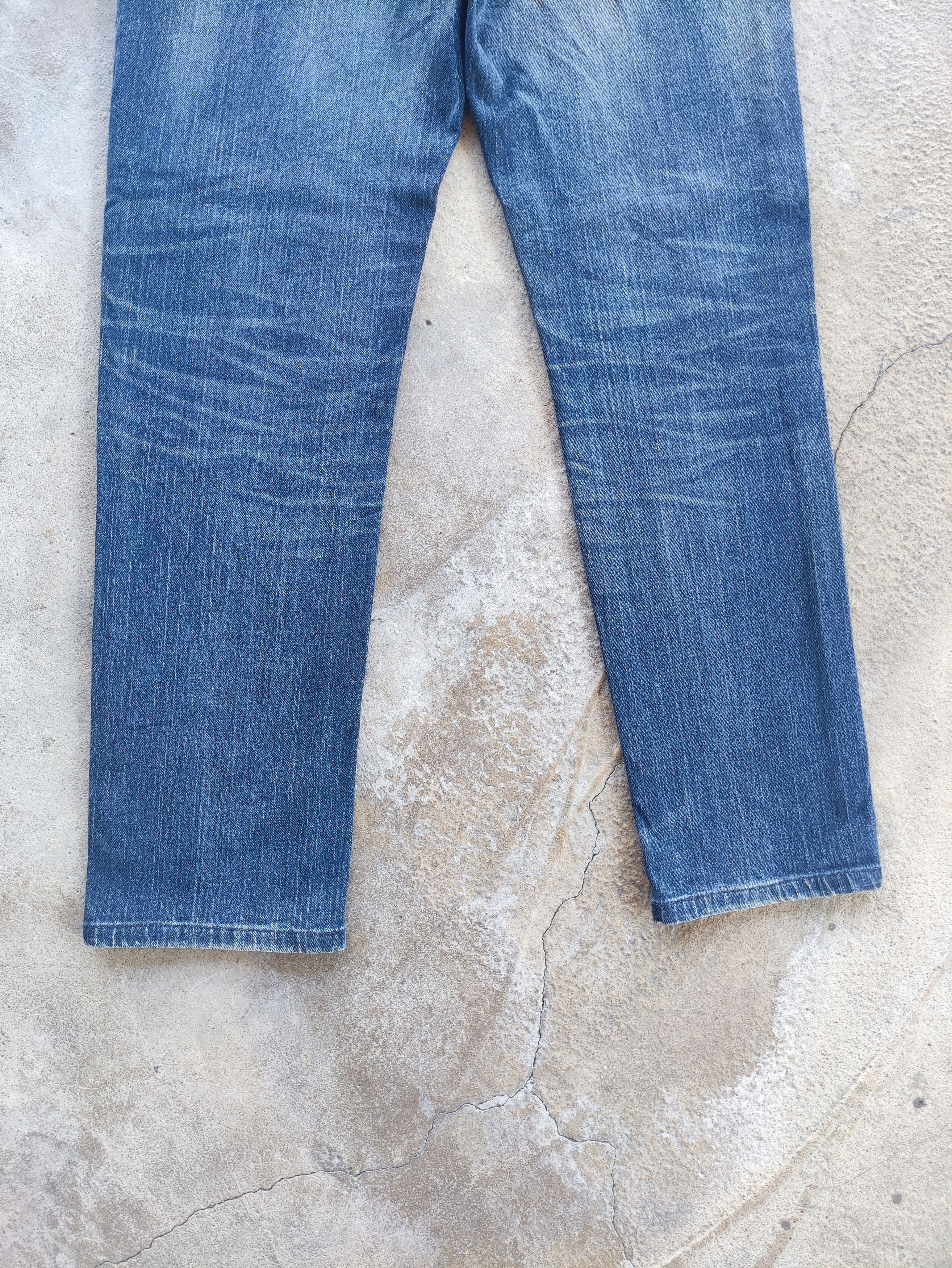 Edwin × Jean × Vintage Vintage Edwin StoneWash Distressed Faded Denim Pants Jeans Size US 32 / EU 48 - 12 Thumbnail