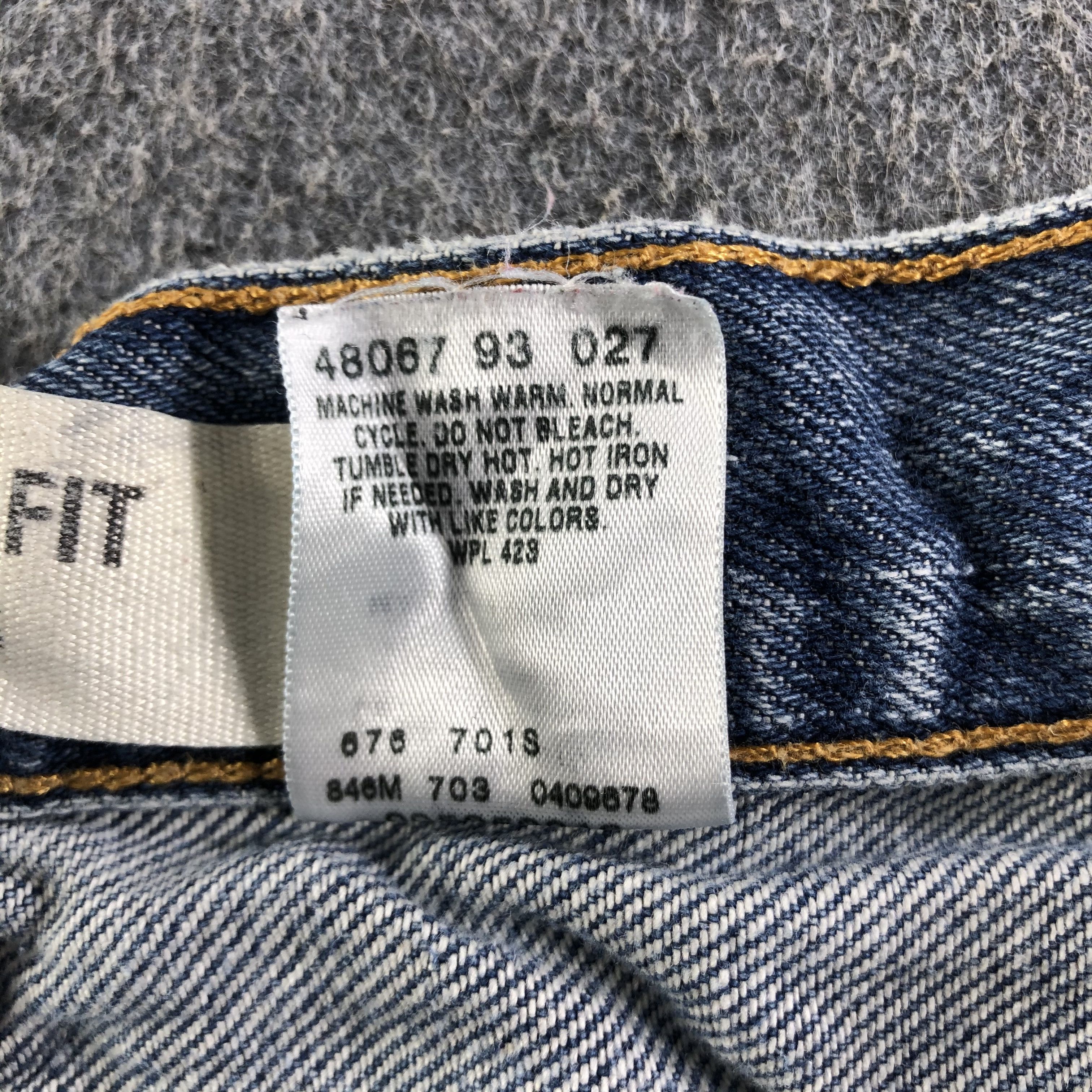 Levi's Vintage Blue Wash Levis 505 Jeans-J3176 Size US 32 / EU 48 - 11 Thumbnail