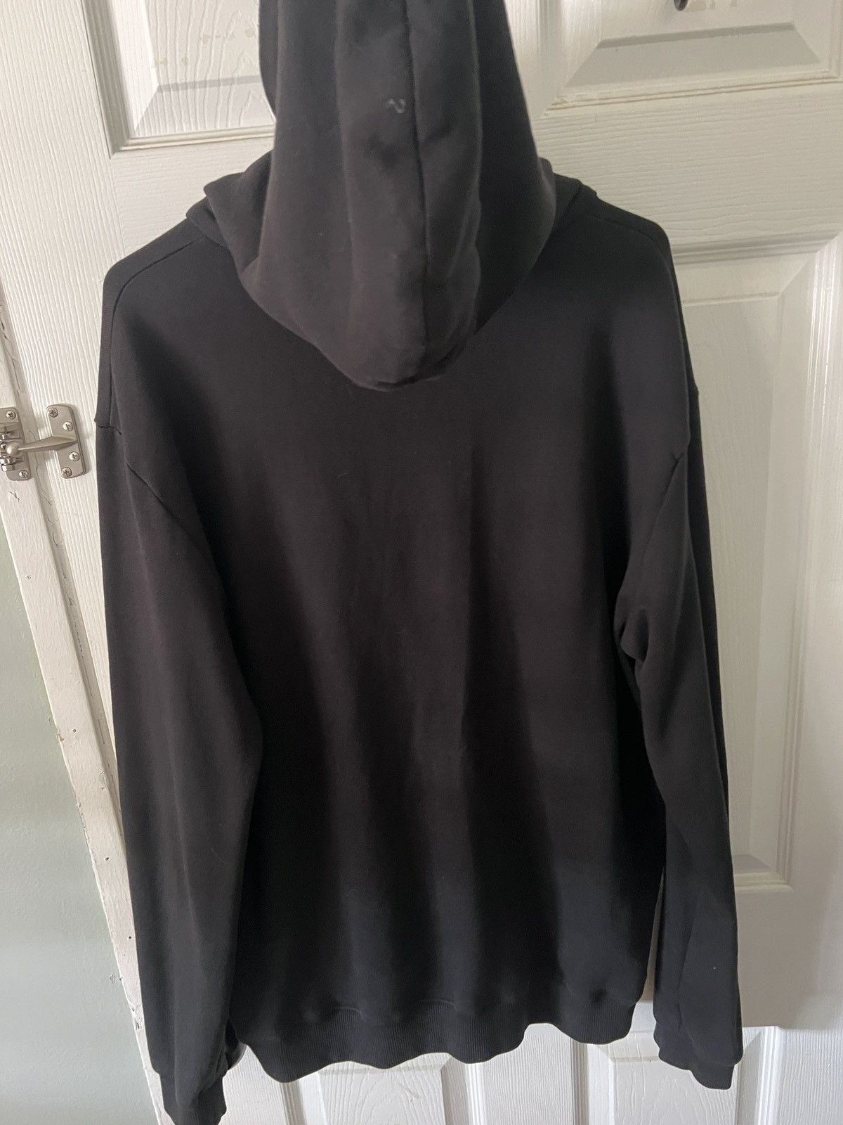 Yves Saint Laurent YSL BLACK SMALL PRINT PULL OVER HOODIE XXL Size US XXL / EU 58 / 5 - 3 Thumbnail