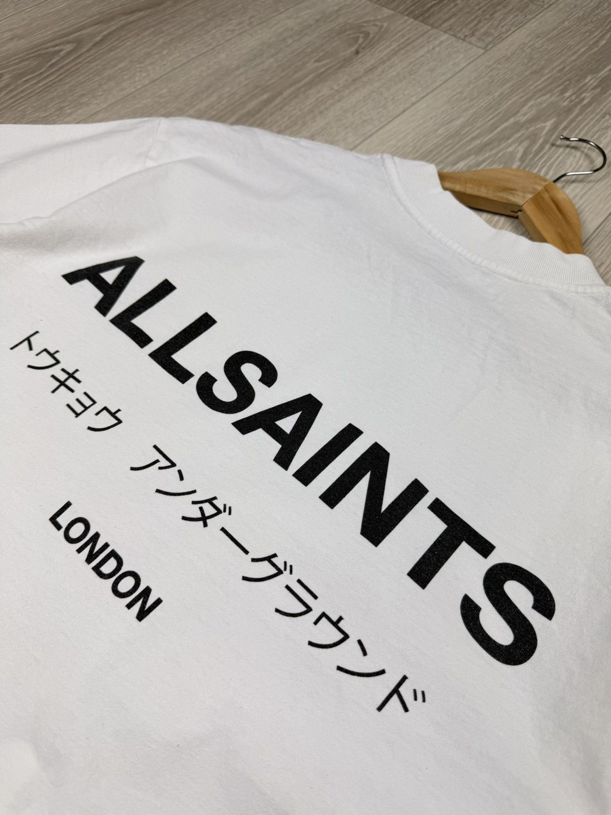 Allsaints Allsaints London Oversized Big Logo T Shirt Size US S / EU 44-46 / 1 - 9 Thumbnail