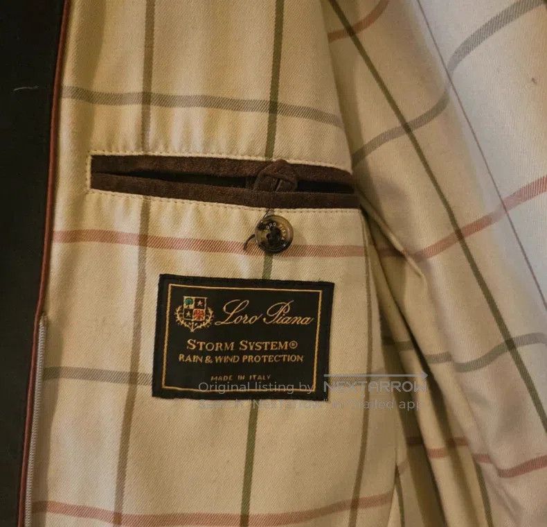 Loro Piana Loro Piana Cotton Coat, Thick storm System Size US L / EU 52-54 / 3 - 6 Thumbnail