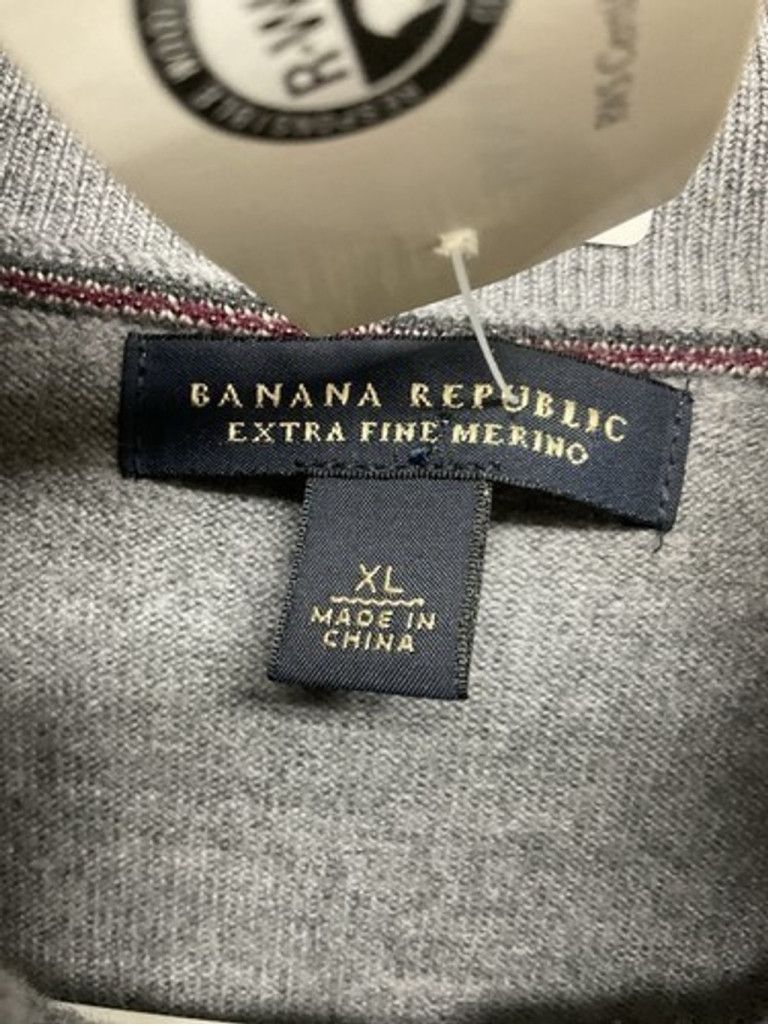 Banana Republic NWT Banana Republic Merino Wool 1/4 Zip Sweater Men Size XL Size US XL / EU 56 / 4 - 2 Thumbnail