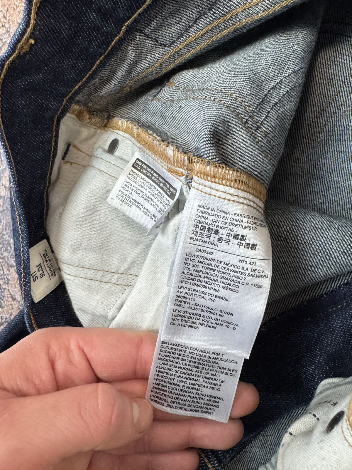 Levi's Made & Crafted Levi's Made in Japan 511 Slim Fit Selvedge Men's Jeans Size US 30 / EU 46 - 12 Thumbnail