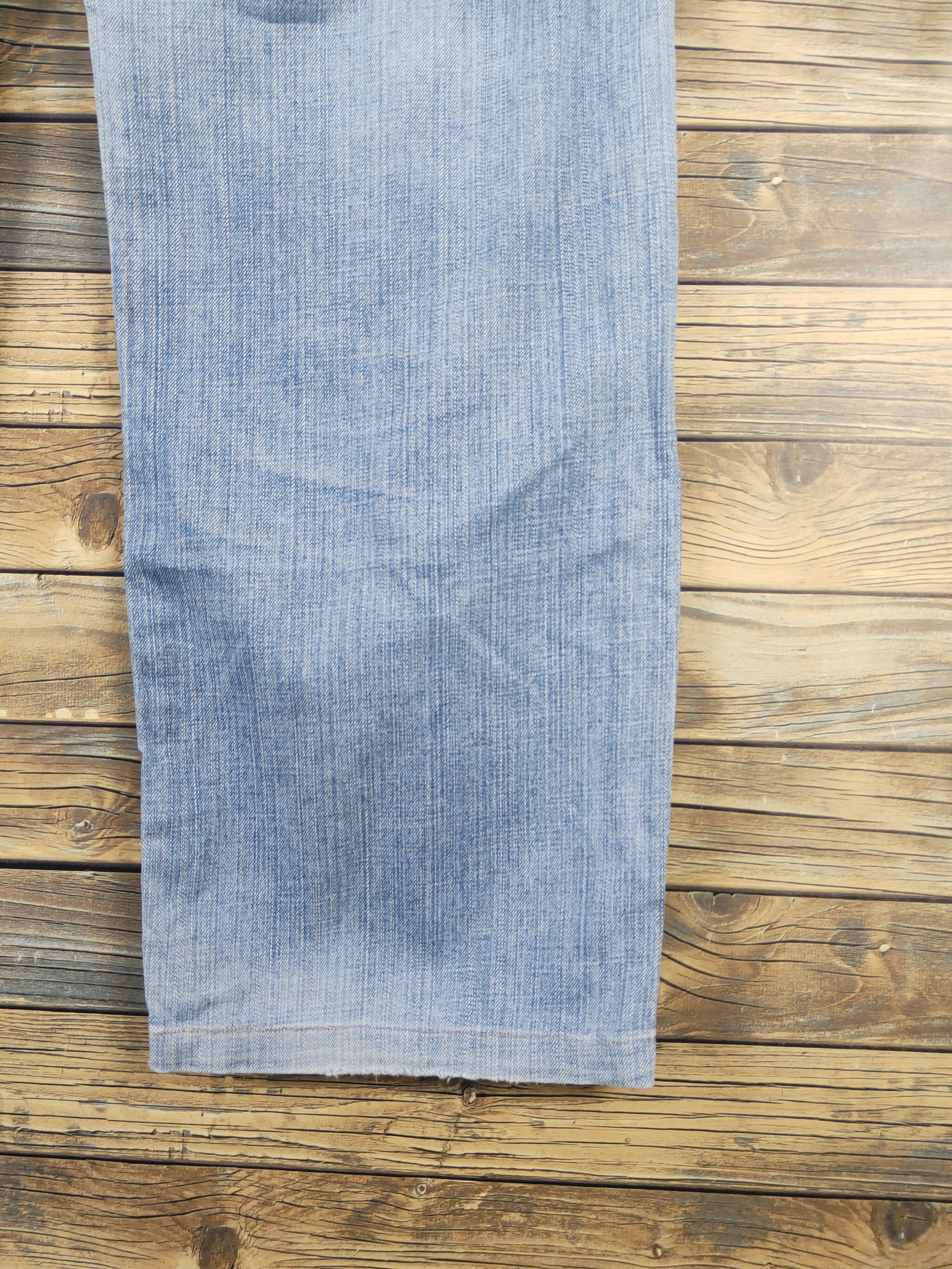 Edwin Edwin Light Blue Distressed Ripped denim Jeans #W1717 Size US 36 / EU 52 - 12 Thumbnail