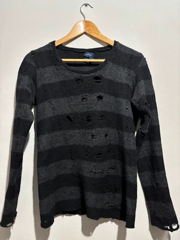 Maison MIHARA YASUHIRO Mihara Yasuhiro Distressed Sweater Size US XS / EU 42 / 0 - 1 Thumbnail
