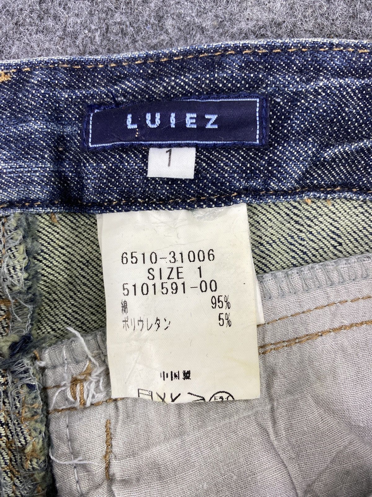 Japanese Brand × Jean Japanese Brand Luiez Wash Jeans - J1062 Size 28" / US 6 / IT 42 - 8 Thumbnail