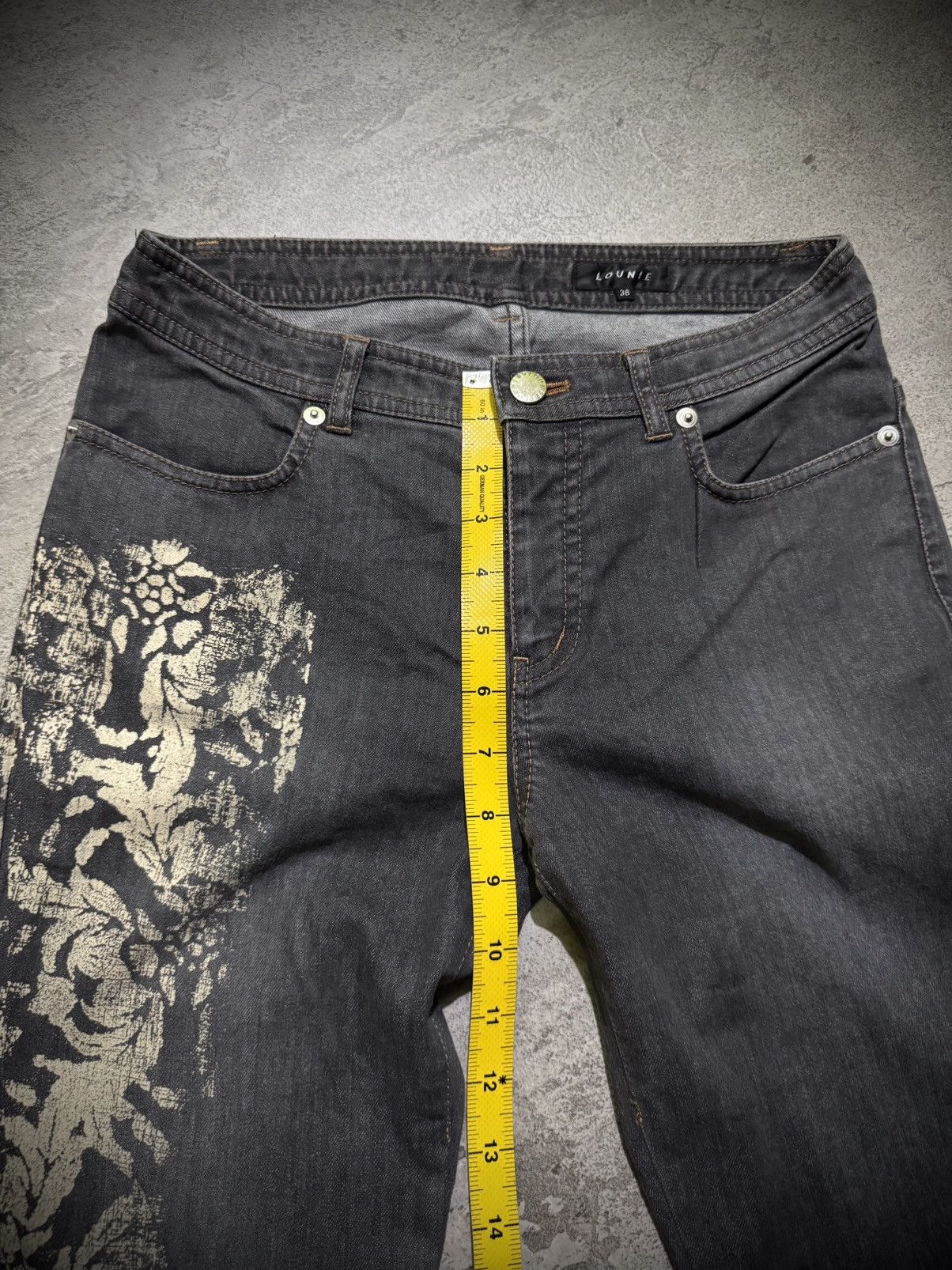 Tornado Mart Y2k Lounie tribal ifsixwasnine poem style bootcut jeans Size US 28 / EU 44 - 12 Thumbnail