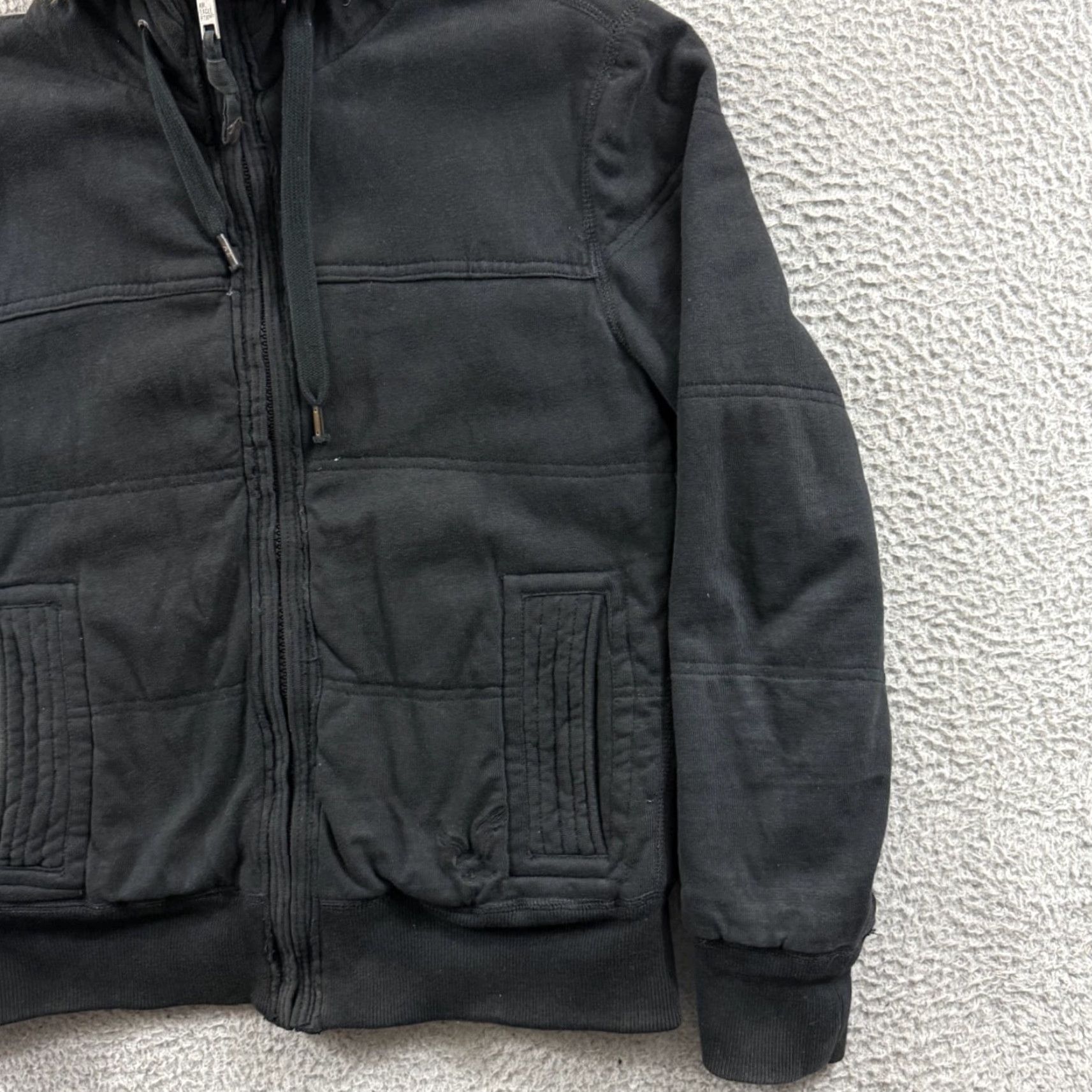 American Eagle Outfitters VINTAGE American Eagle Jacket Mens M Black Hooded Zip Bomber Jacket Outdoor Y2K Size US M / EU 48-50 / 2 - 5 Thumbnail