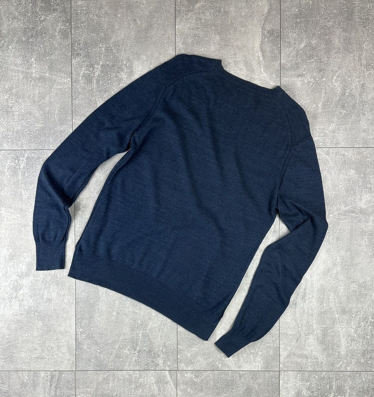 Allsaints Allsaints Small Logo Blue Crew Neck Sweater Size US M / EU 48-50 / 2 - 9 Thumbnail