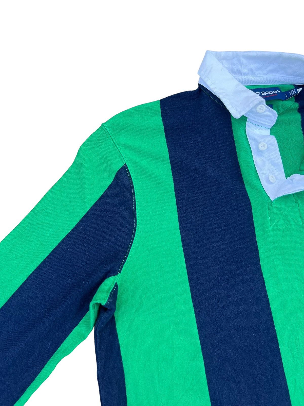 Polo Ralph Lauren Polo Sport Ralph Lauren USA Flag Color Block Rugby Shirt Size US L / EU 52-54 / 3 - 9 Thumbnail