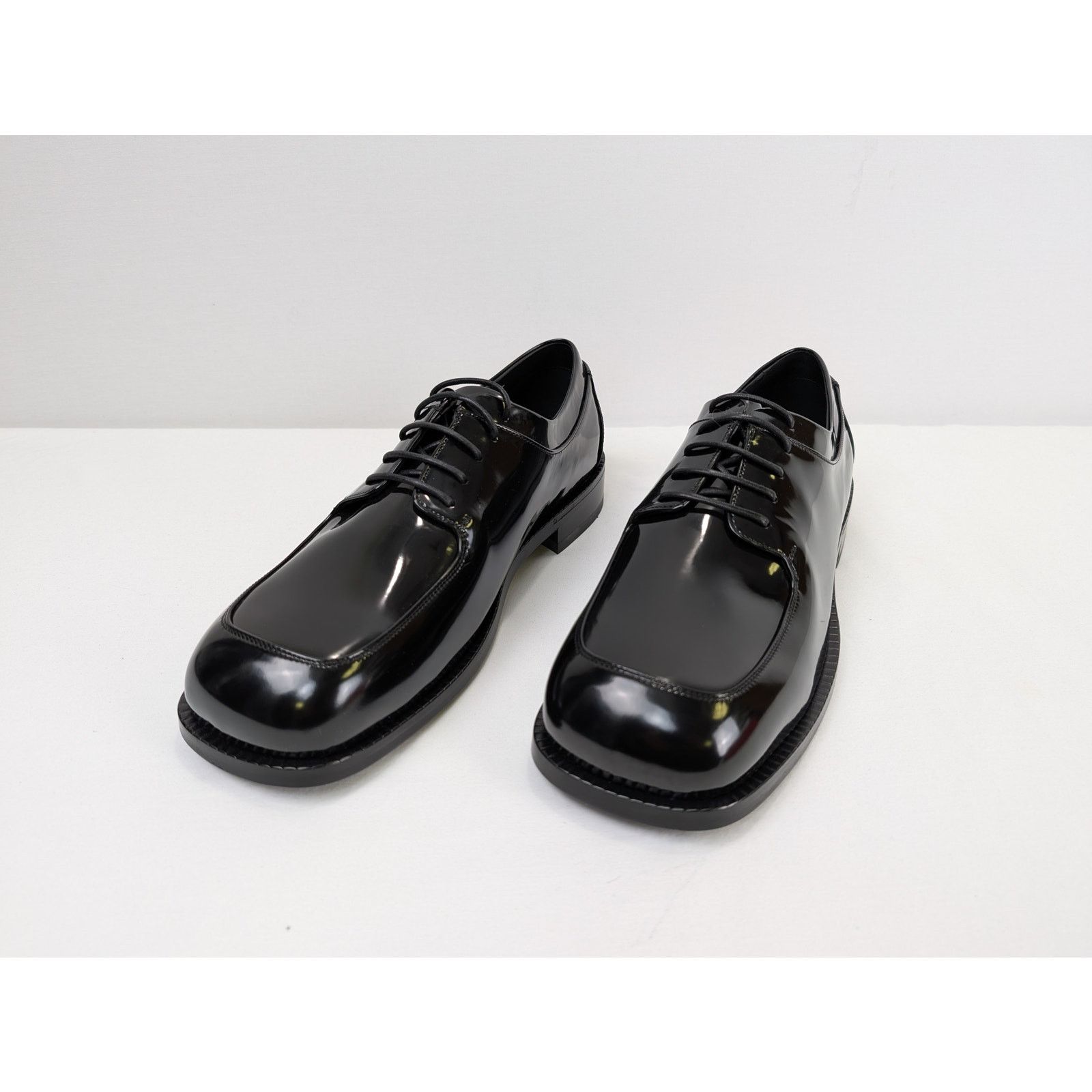 Salvatore Ferragamo o1rshd1 Nero Skin Dinamic Leather Shoe Boots in Noir Size US 10 / EU 43 - 9 Thumbnail