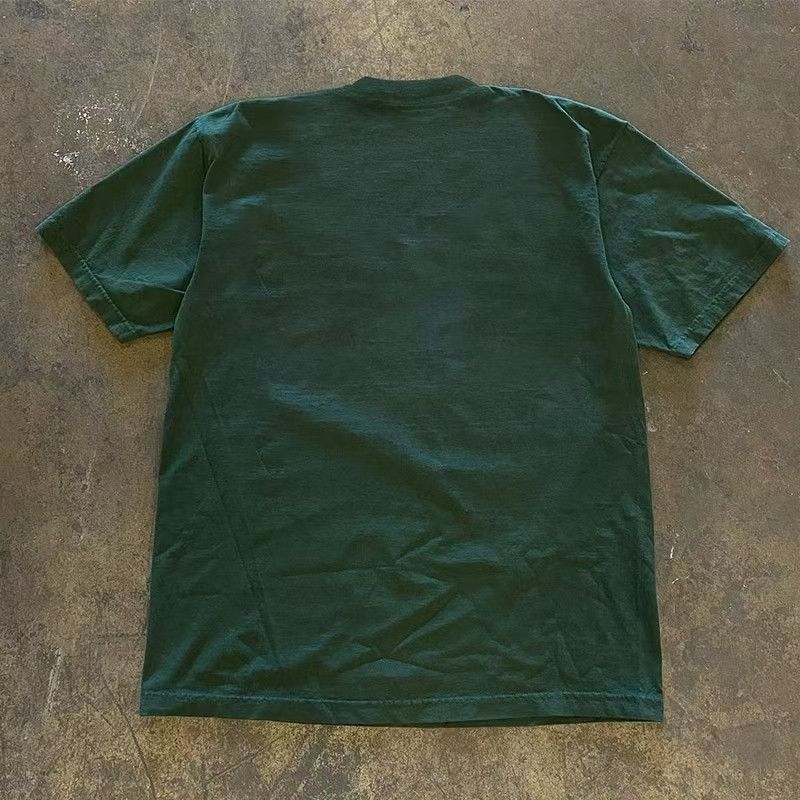 Japanese Brand × Vintage Floral print green casual retro cotton t-shirt Size US M / EU 48-50 / 2 - 2 Thumbnail