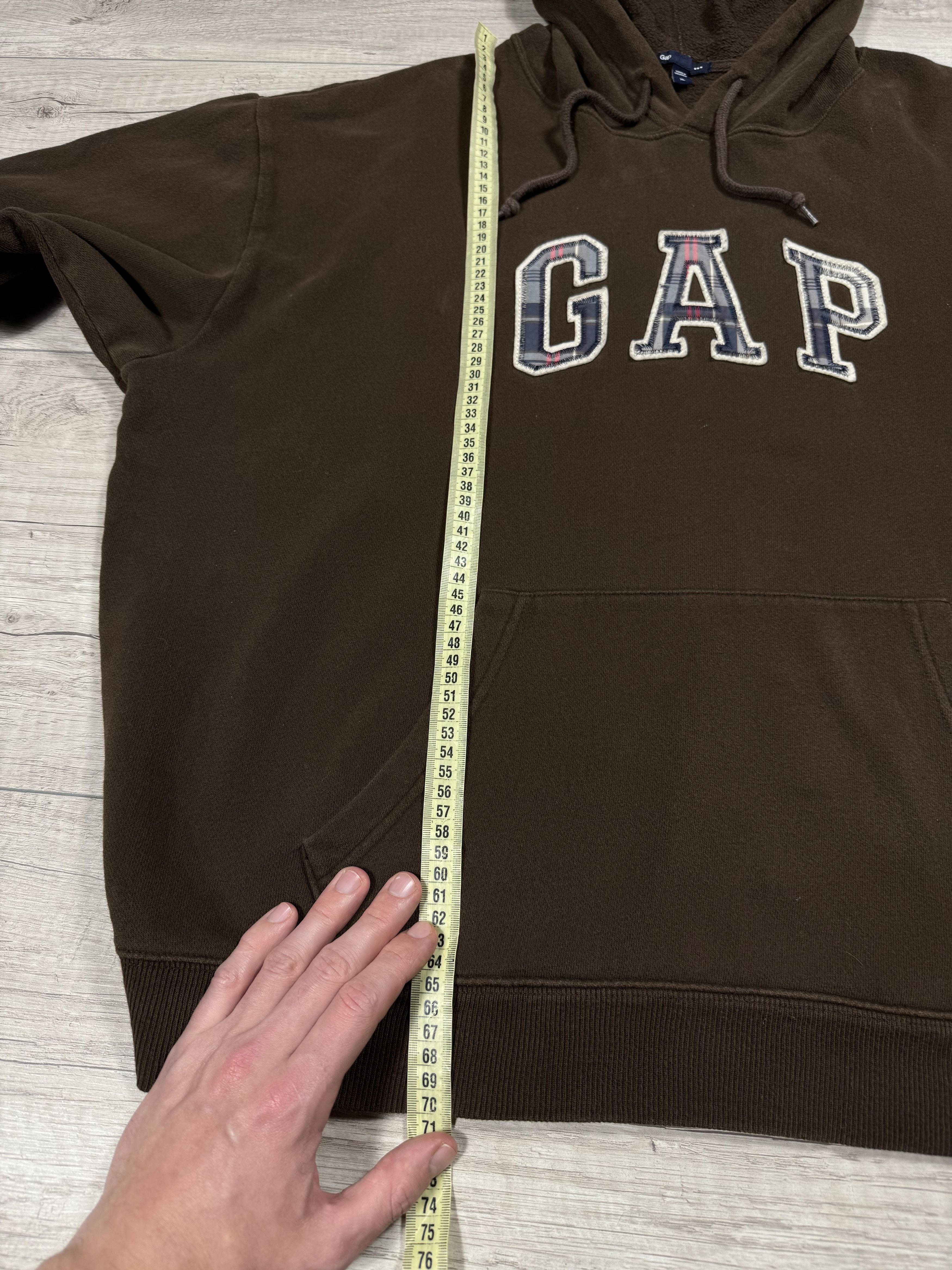 Gap Gap Brown Hoodies Vintage Travis Scott Style Size US XL / EU 56 / 4 - 7 Thumbnail