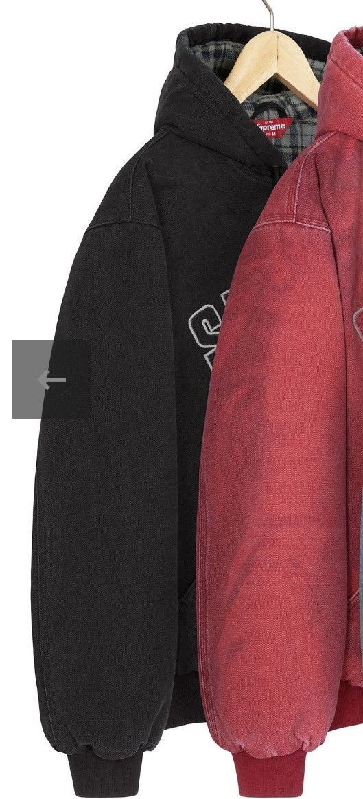ジャケット・アウター Supreme Reflective Arc Hooded Jacket M Supreme Reflective Arc Hooded Work Jacket (FW25) - $368