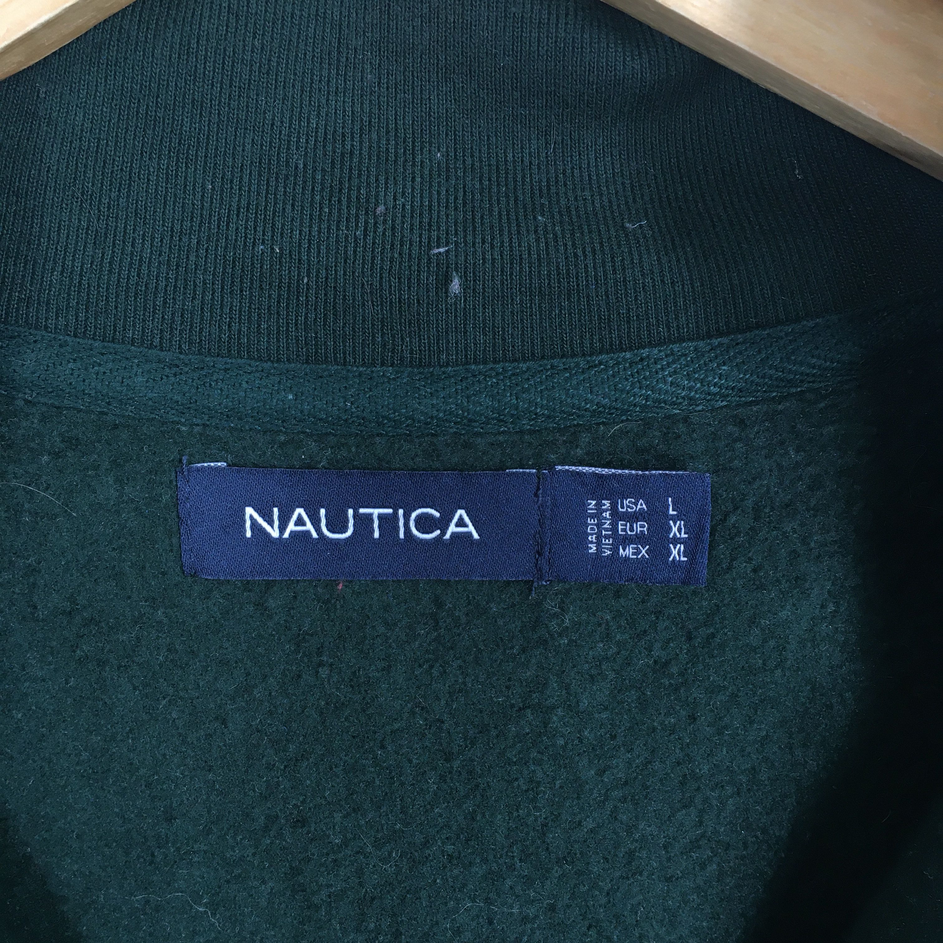 Nautica Vintage Nautica Green Sweatshirt Large Size US L / EU 52-54 / 3 - 5 Thumbnail