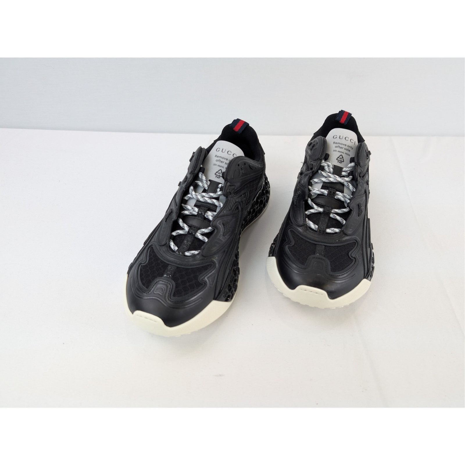 Gucci o1rshd1 Cub3d Trainer Sneakers in black Demetra and mesh Size US 8.5 / EU 41-42 - 8 Thumbnail