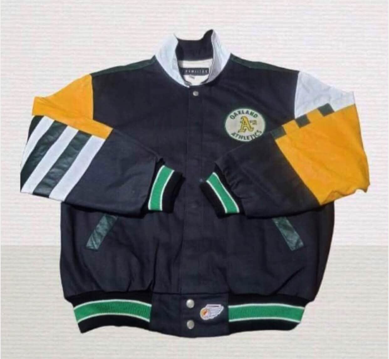 Jeff Hamilton VTG Oakland A’S Jeff Hamilton MLB Athletic Jacket Size US M / EU 48-50 / 2 - 2 Thumbnail