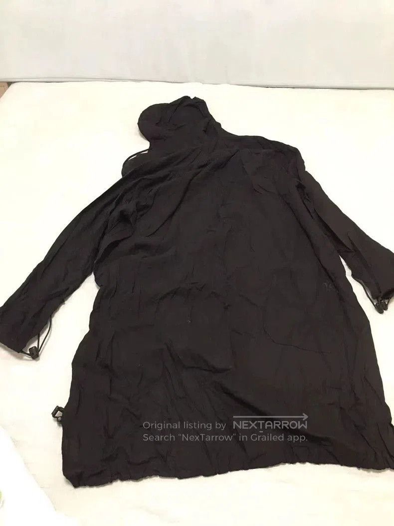 Y-3 Y-3 Long Black Windbreaker Coat Size US XXS / EU 40 - 2 Thumbnail
