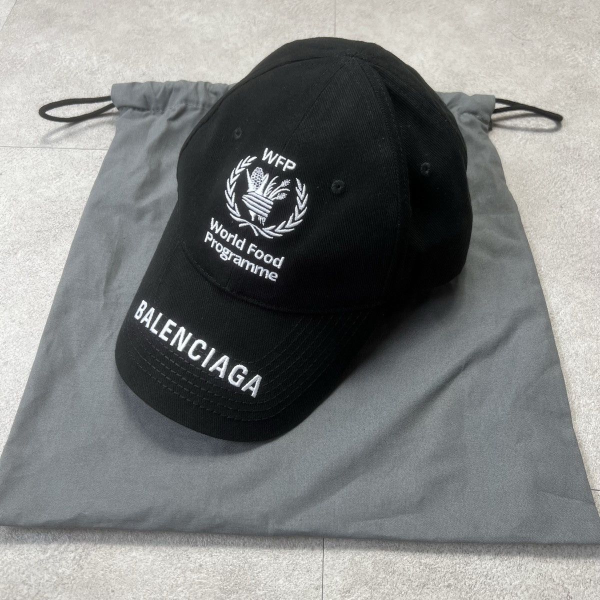 Balenciaga Balenciaga WFP Logo Cap Hat | Grailed