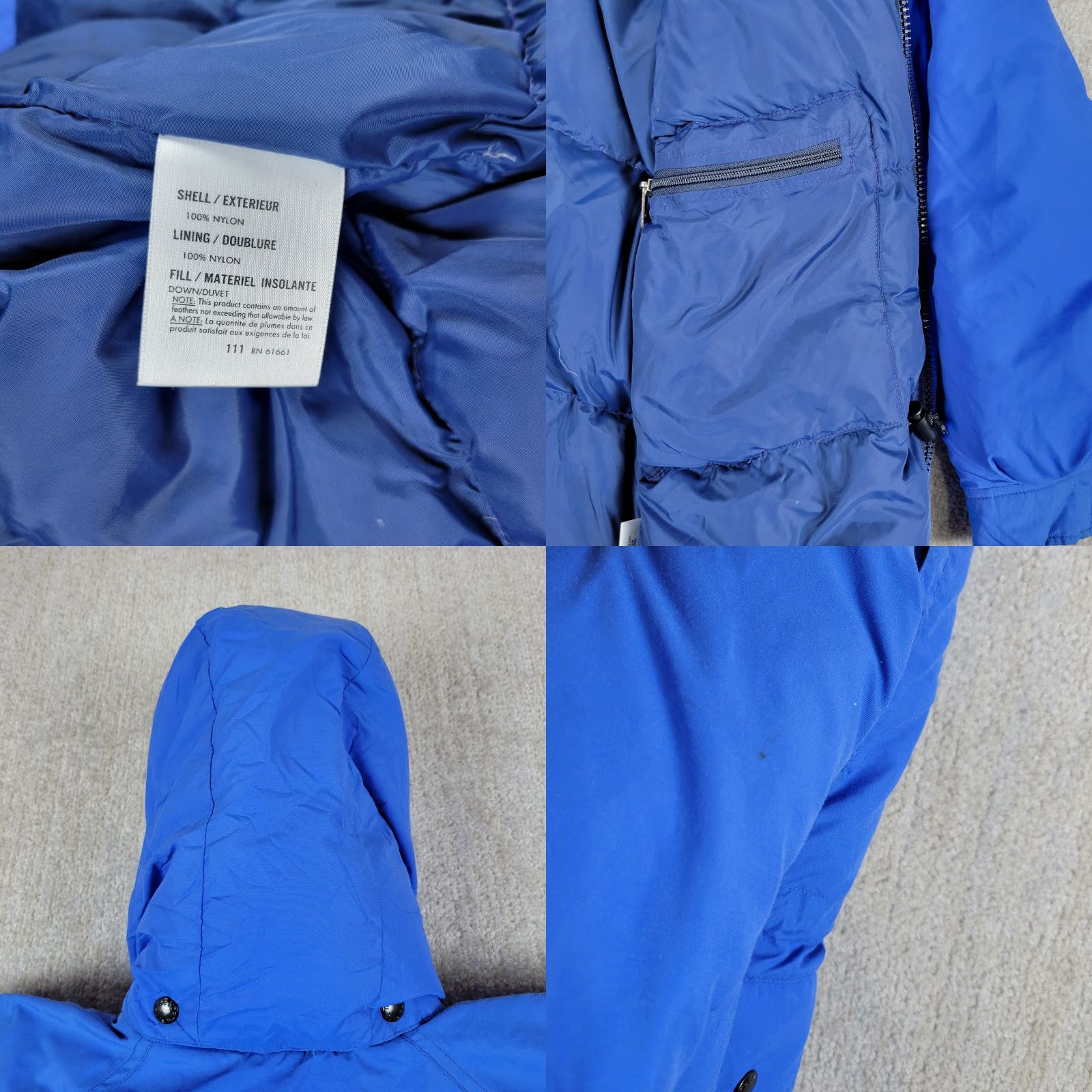 The North Face VINTAGE The North Face Down Puffer Parka Jacket Mens L Blue Full Zip Hooded 80s Modern? Size US L / EU 52-54 / 3 - 8 Thumbnail