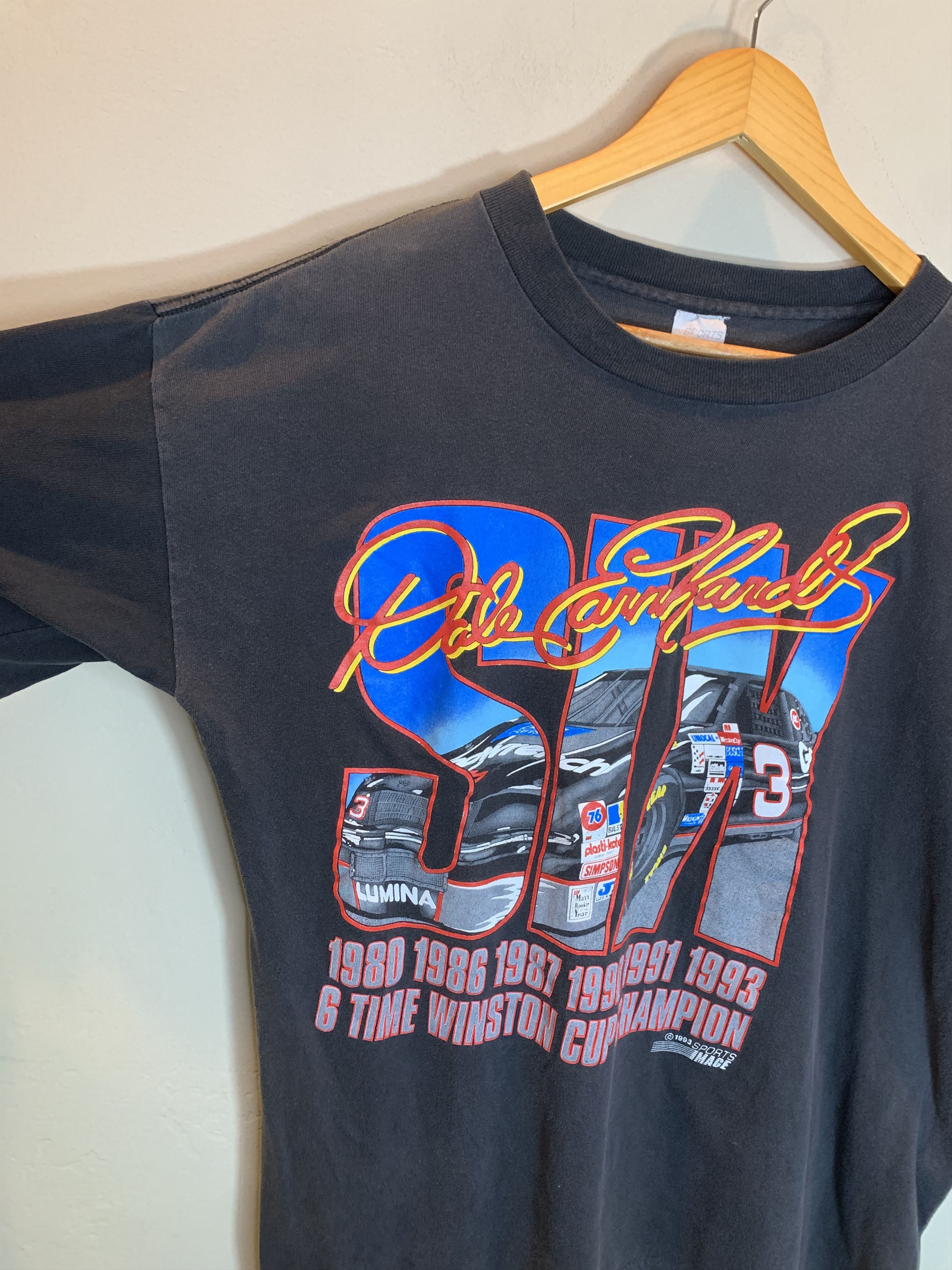 Vintage *RARE* Vintage 1993 Dale Earnhardt 6x Champion NASCAR Shirt Size US XL / EU 56 / 4 - 2 Thumbnail