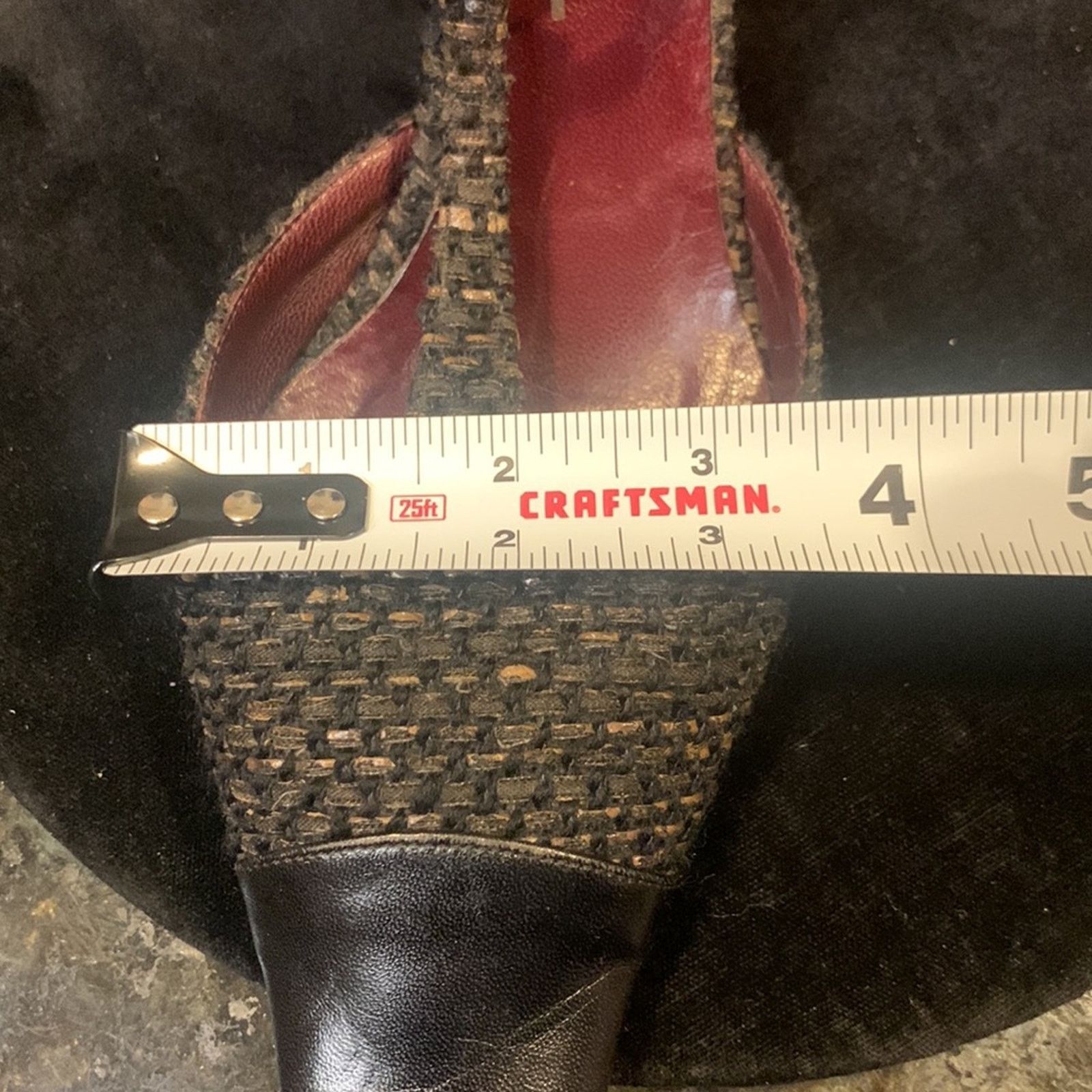 Chanel Chanel tweed captoe T strap shoes heels Size US 8 / IT 38 - 11 Thumbnail