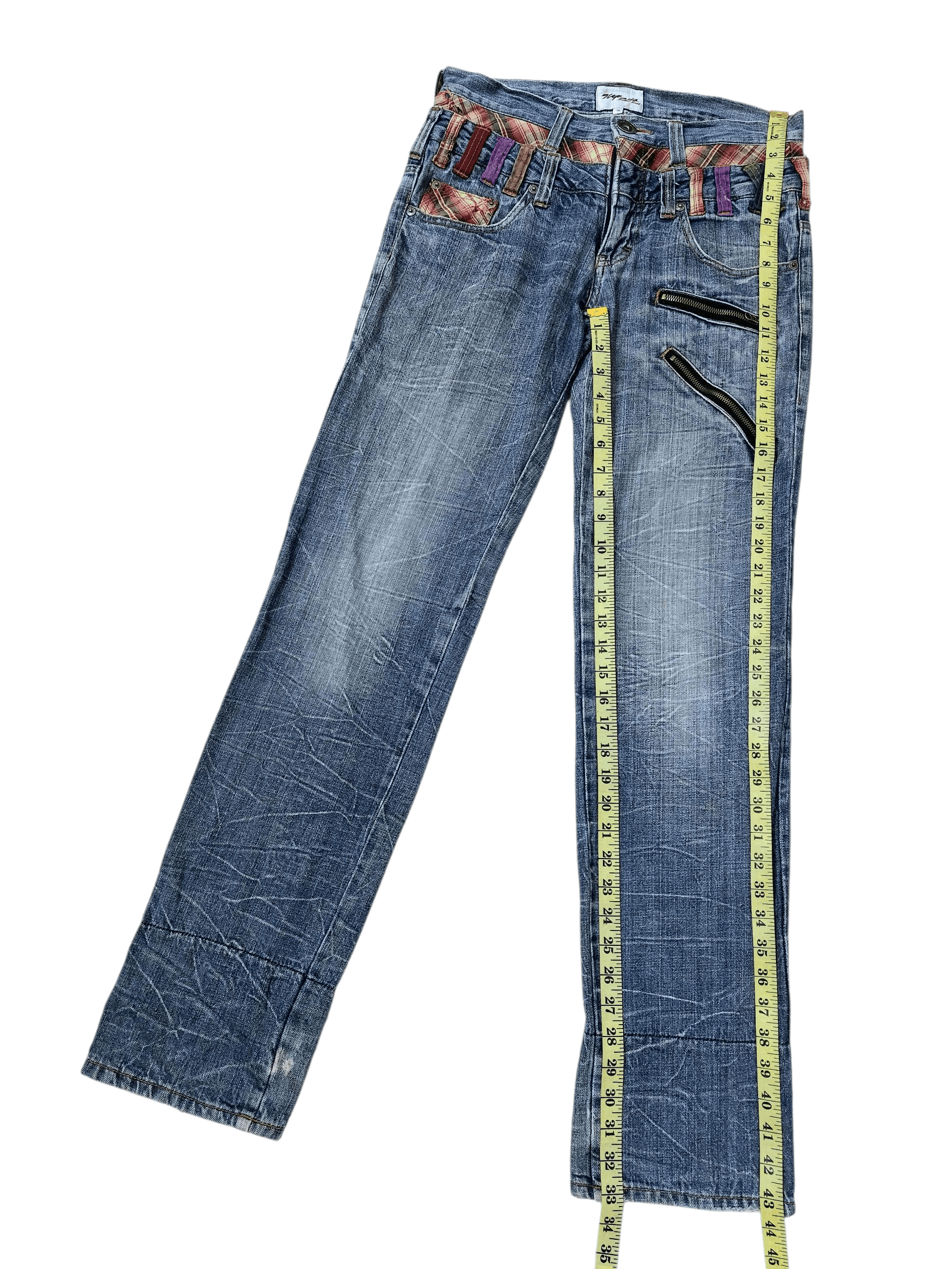 Vintage Nylaus Double Waist Seditionaries Denim Size US 30 / EU 46 - 15 Thumbnail