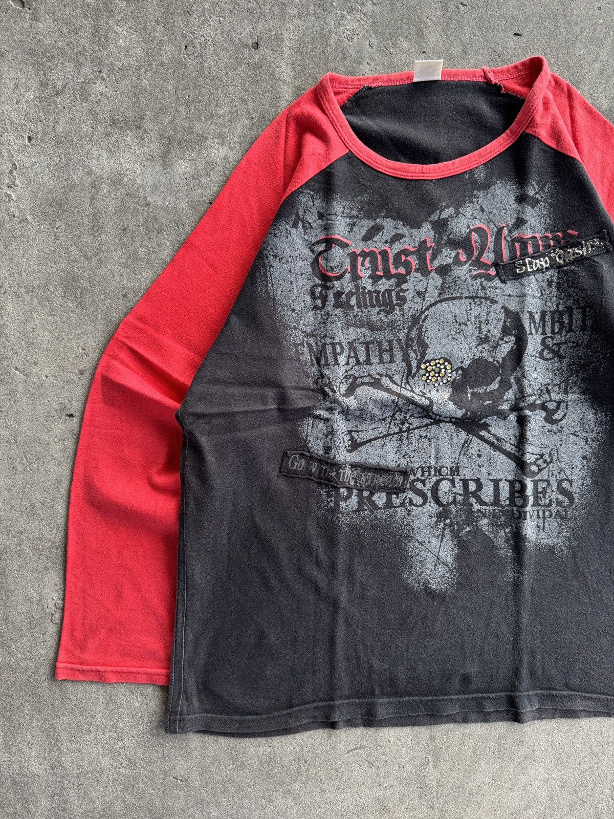 Japanese Brand Japanese Cornflake Skull and Poem LS Tshirt Size US XL / EU 56 / 4 - 2 Thumbnail