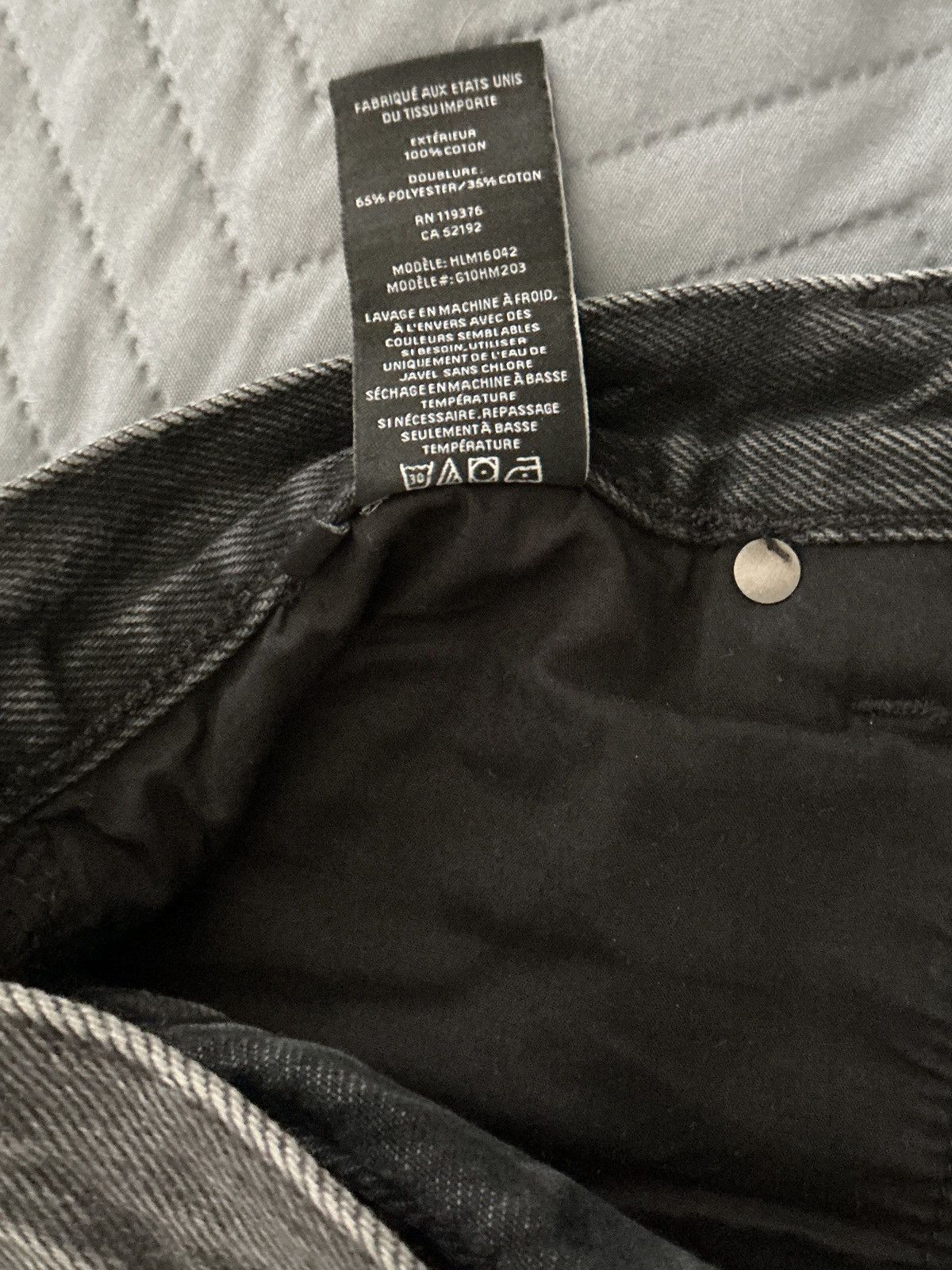 Helmut Lang Helmut Lang MR 87 Jeans – Made in USA – Unisex – Archive Size US 32 / EU 48 - 6 Thumbnail