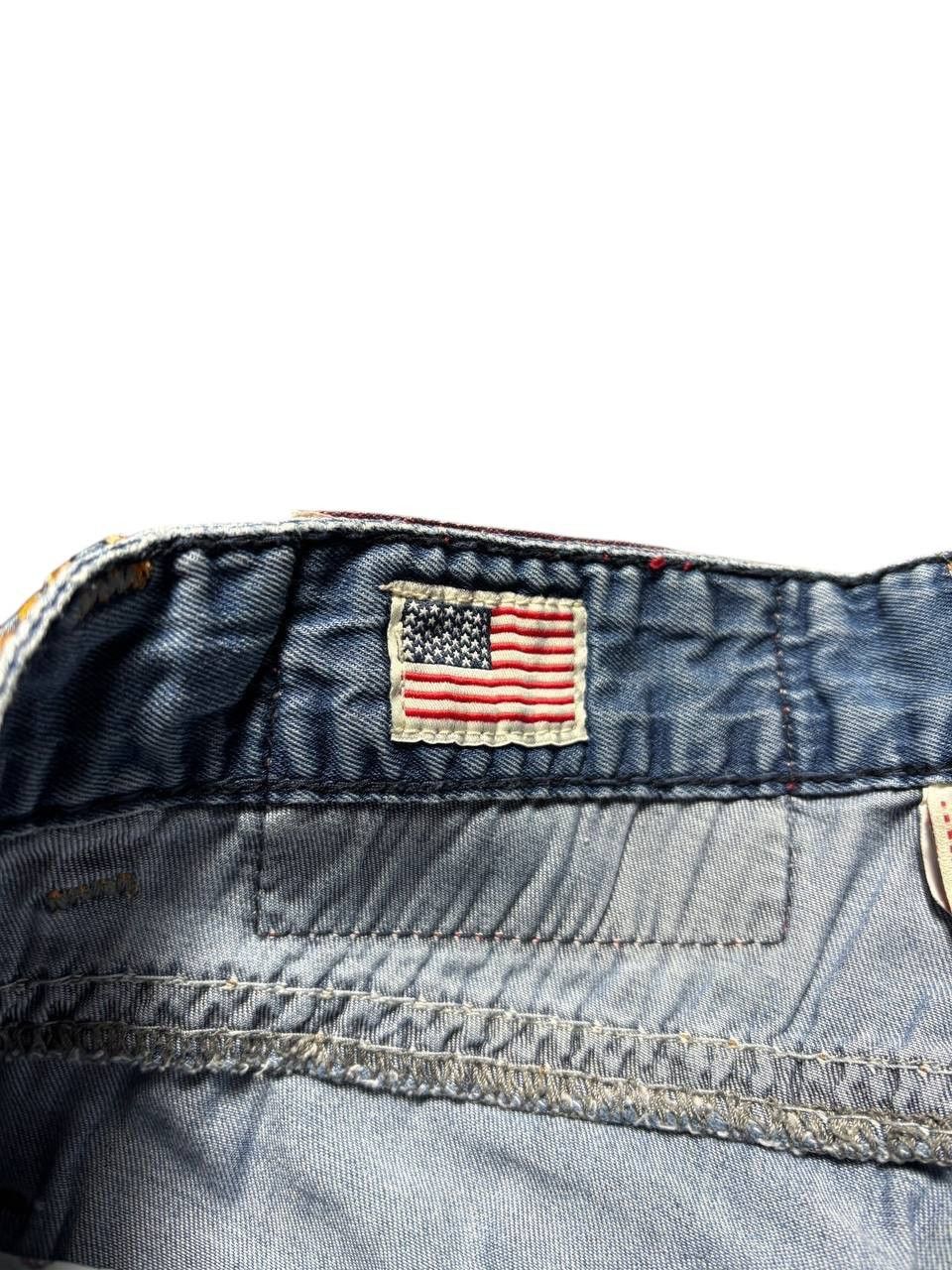 True Religion True Religion Billy Super T Denim Shorts sz W33 made in USA Size US 33 - 10 Thumbnail