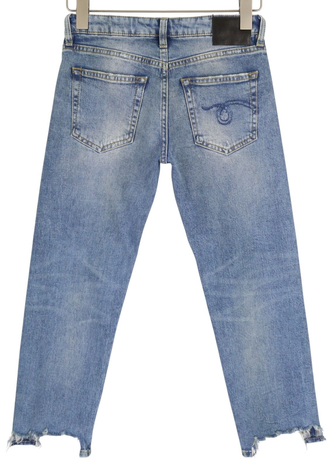 R13 BOY STRAIGHT 25 Jasper Stretch Ankle Length Jeans 84431 Size 25" / US 0 / IT 36 - 4 Thumbnail