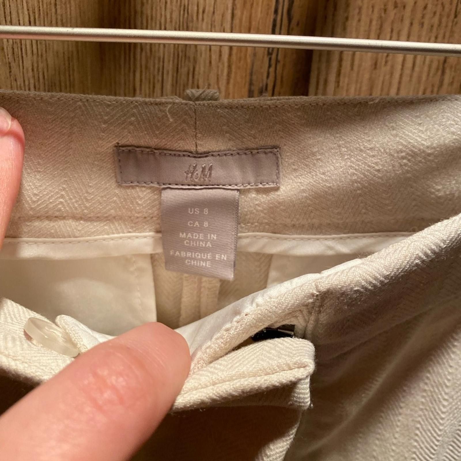 H&M H&M Beige dress pants - size 8 Size 30" / US 8 / IT 44 - 3 Thumbnail