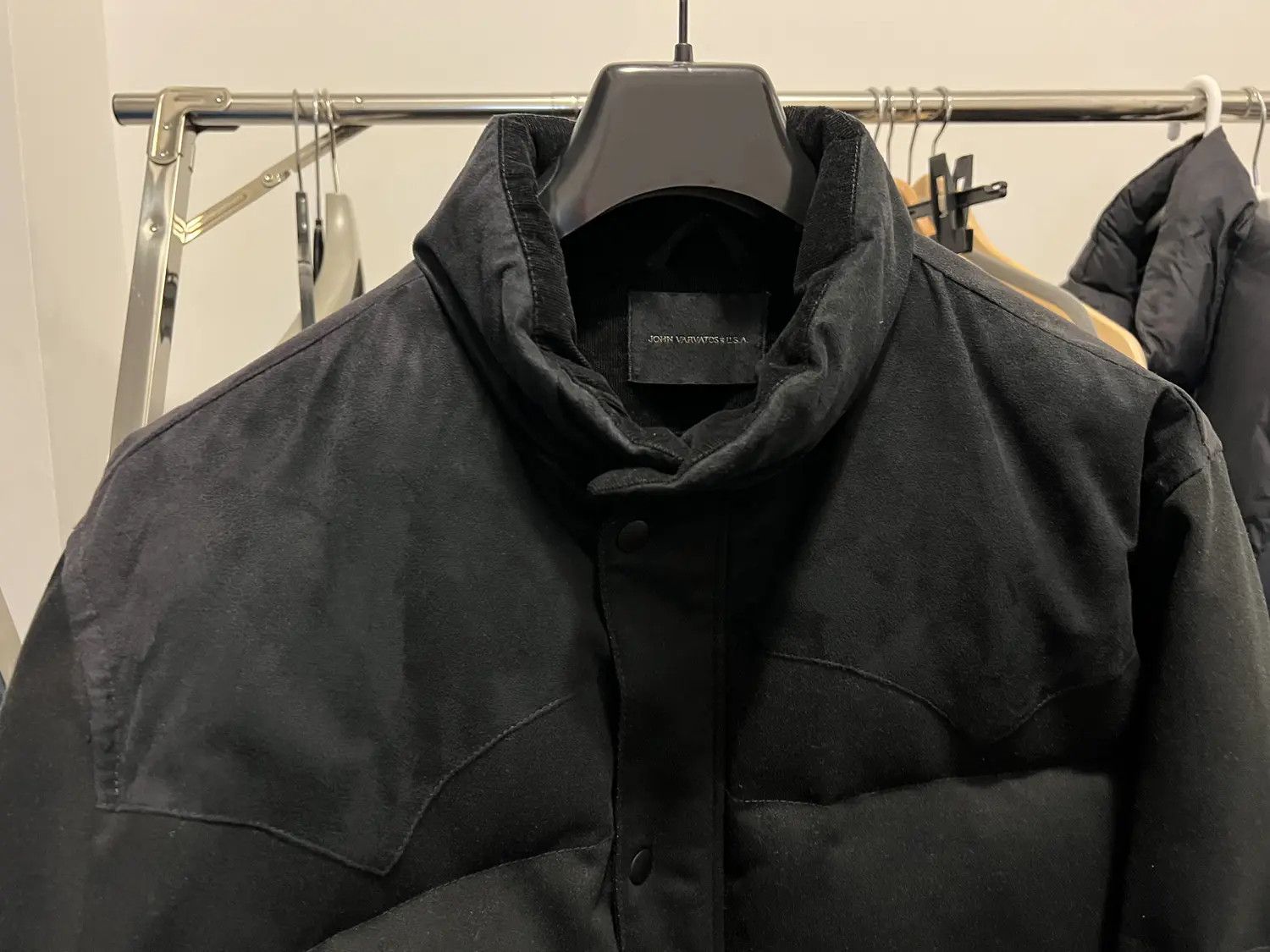 John Varvatos Denim Puffer Jacket - XL Size US XL / EU 56 / 4 - 4 Thumbnail