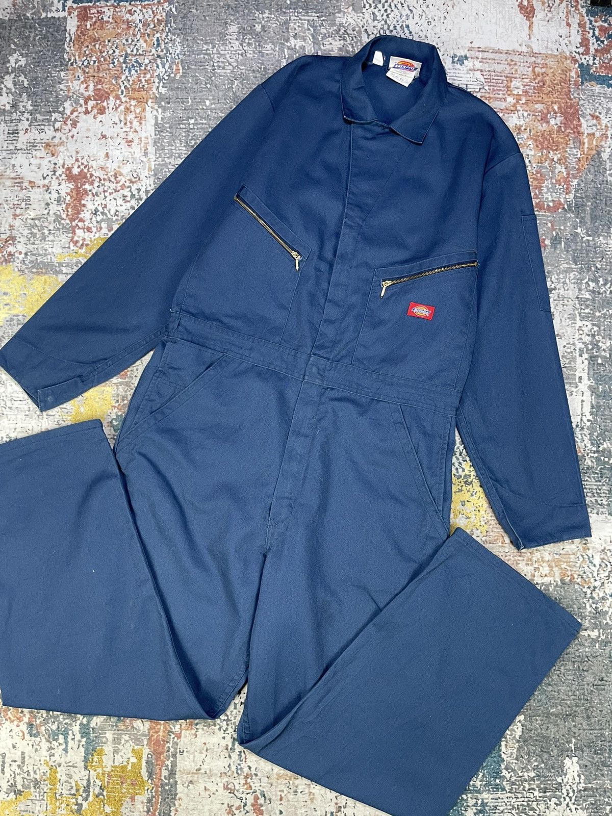 Dickies Vtg 90s Dickies Long Sleeve Work Coveralls Size US L / EU 52-54 / 3 - 1 Thumbnail