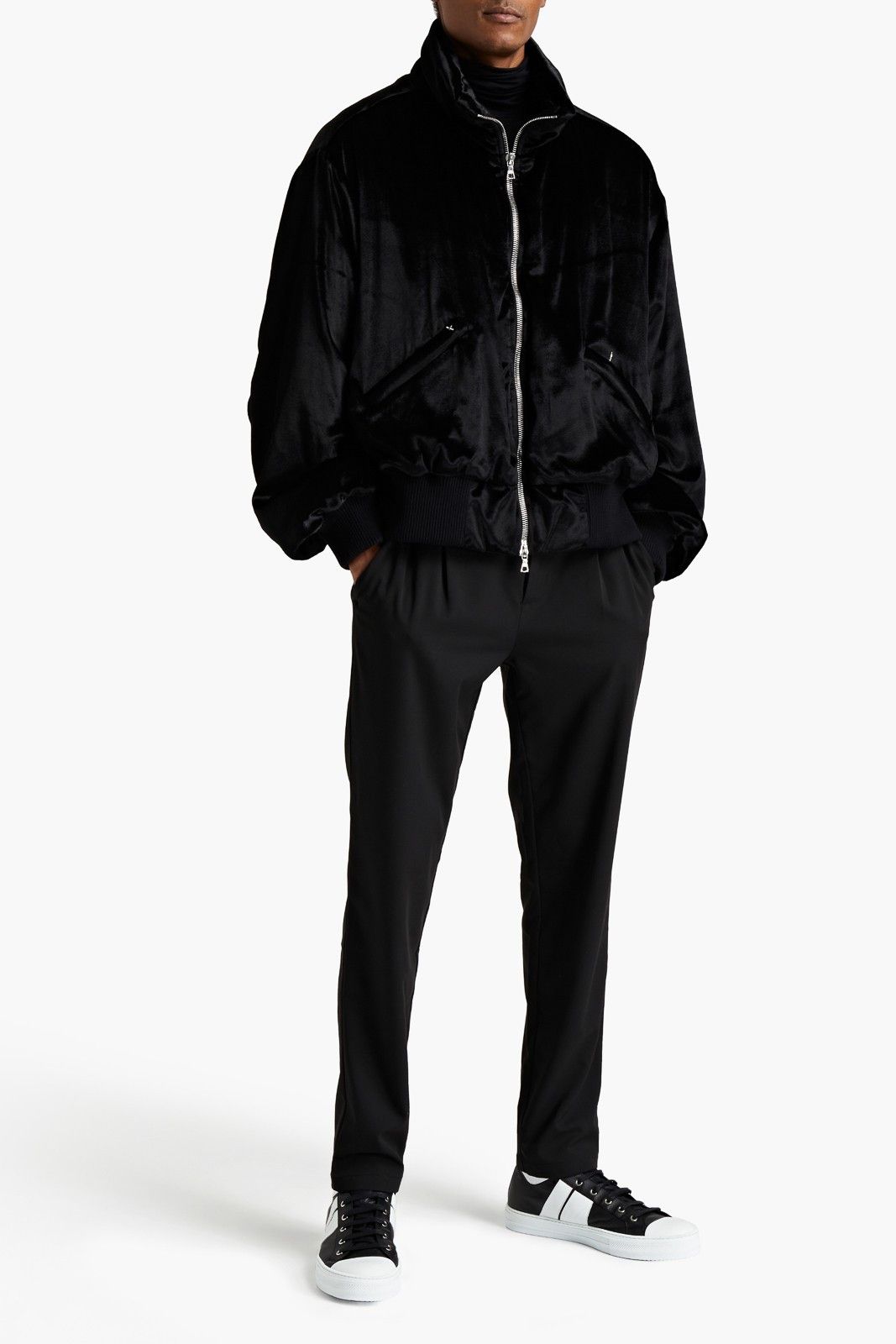 Amiri AMIRI Oversized Velvet Bomber Jacket Size US XL / EU 56 / 4 - 2 Thumbnail