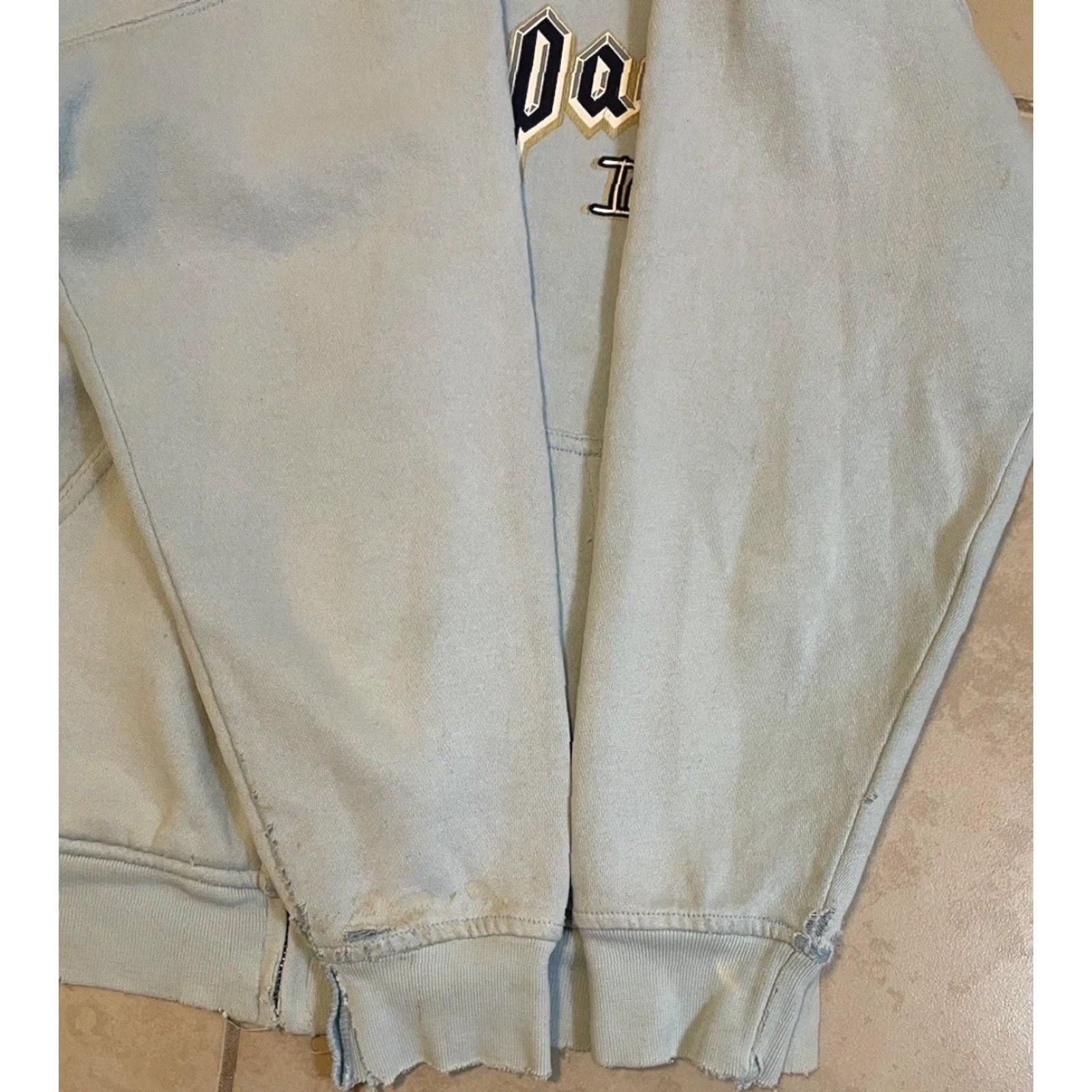 Quiksilver VINTAGE Ocean Pacific OP Thrashed Faded Hoodie XS Surf Skate Grunge Billabong 90 Y2K Size US XS / EU 42 / 0 - 3 Thumbnail