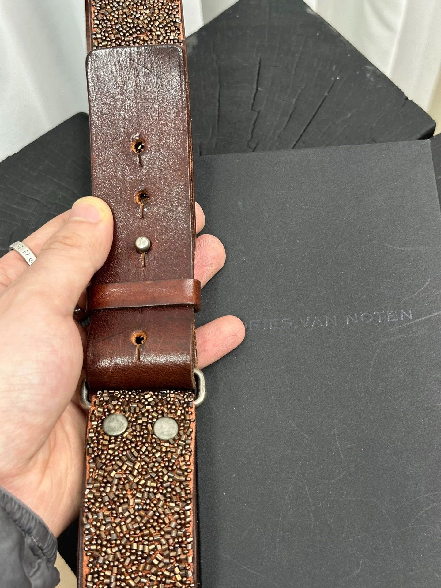 Dries Van Noten Dries Van Noten Beaded Belt Size 80-88 Size ONE SIZE - 4 Thumbnail