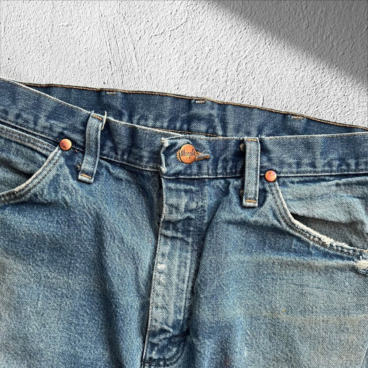 Wrangler Vintage 90s Wrangler Cowboy Cut Original Denim Jeans 32x29 Size US 32 / EU 48 - 4 Thumbnail