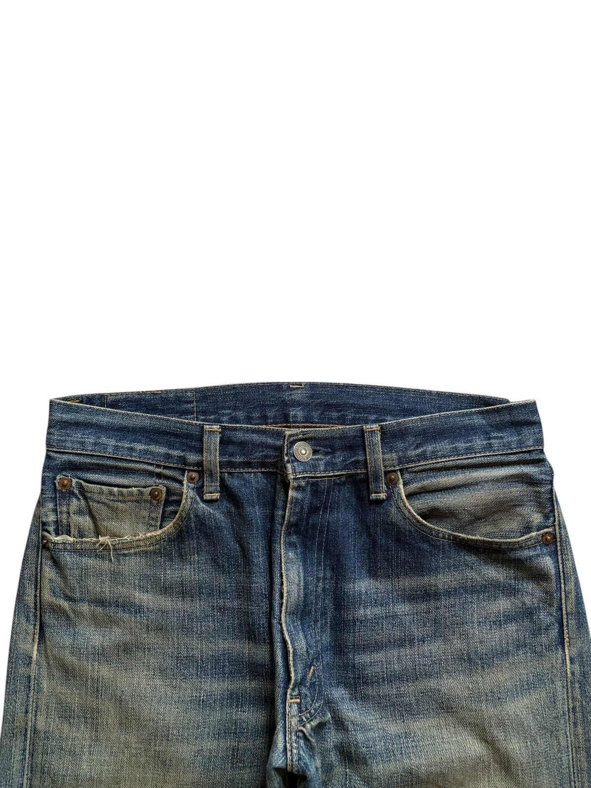 Levi's Vintage 90s Levis 505 Mud Wash Distressed Jeans Size US 31 - 4 Thumbnail