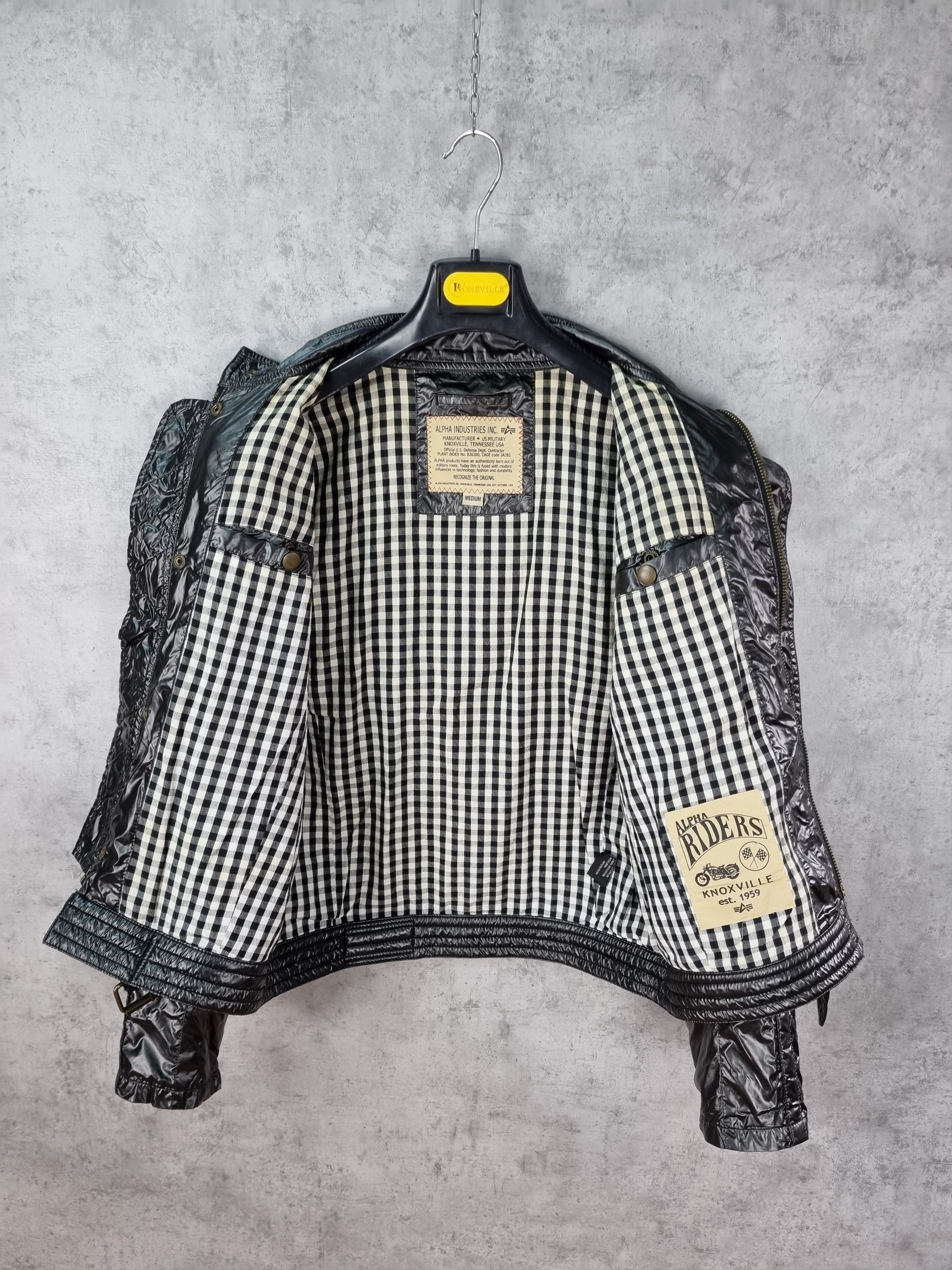 Alpha Industries Alpha Riders Knoxville US Military Biker Jacket Size US M / EU 48-50 / 2 - 10 Thumbnail