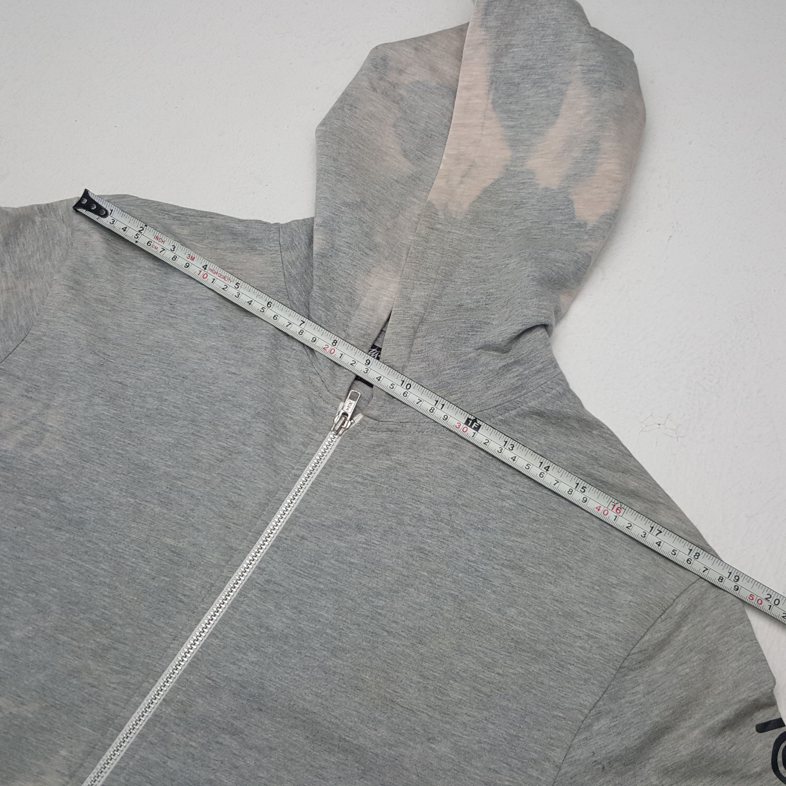 Stussy × Vintage Vintage Stussy USA Acid Wash Zipper Jacket With Hoodies Size US L / EU 52-54 / 3 - 5 Thumbnail
